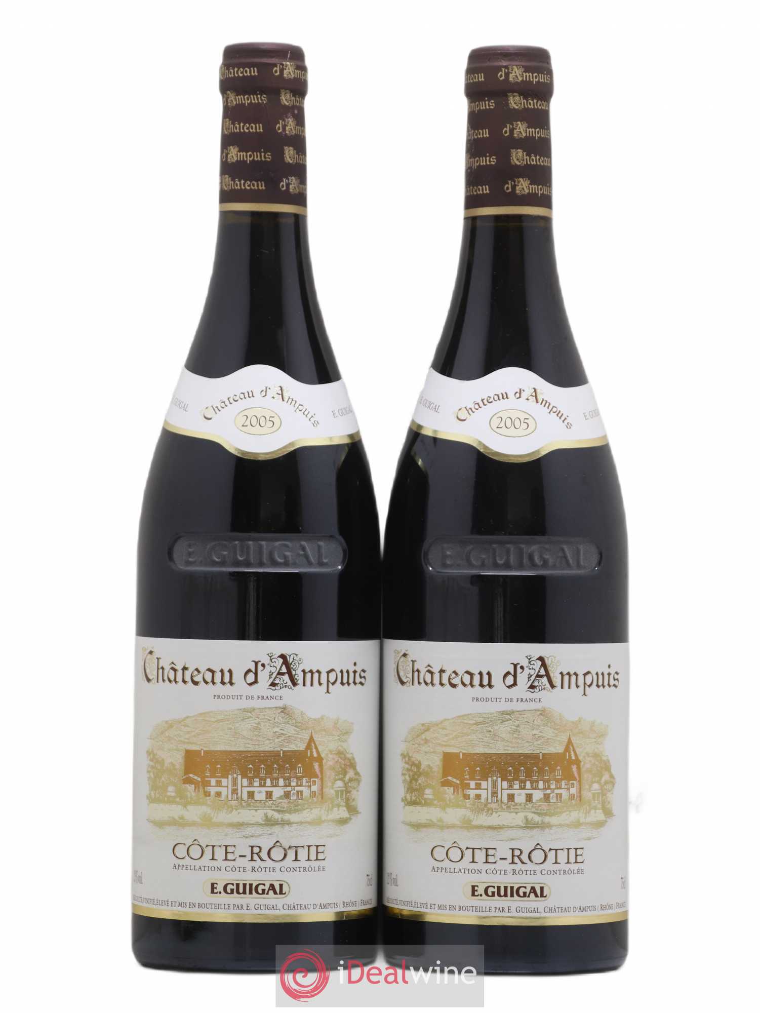 Côte-Rôtie Château d'Ampuis Guigal 2005 - Lot de 2 bouteilles - 0