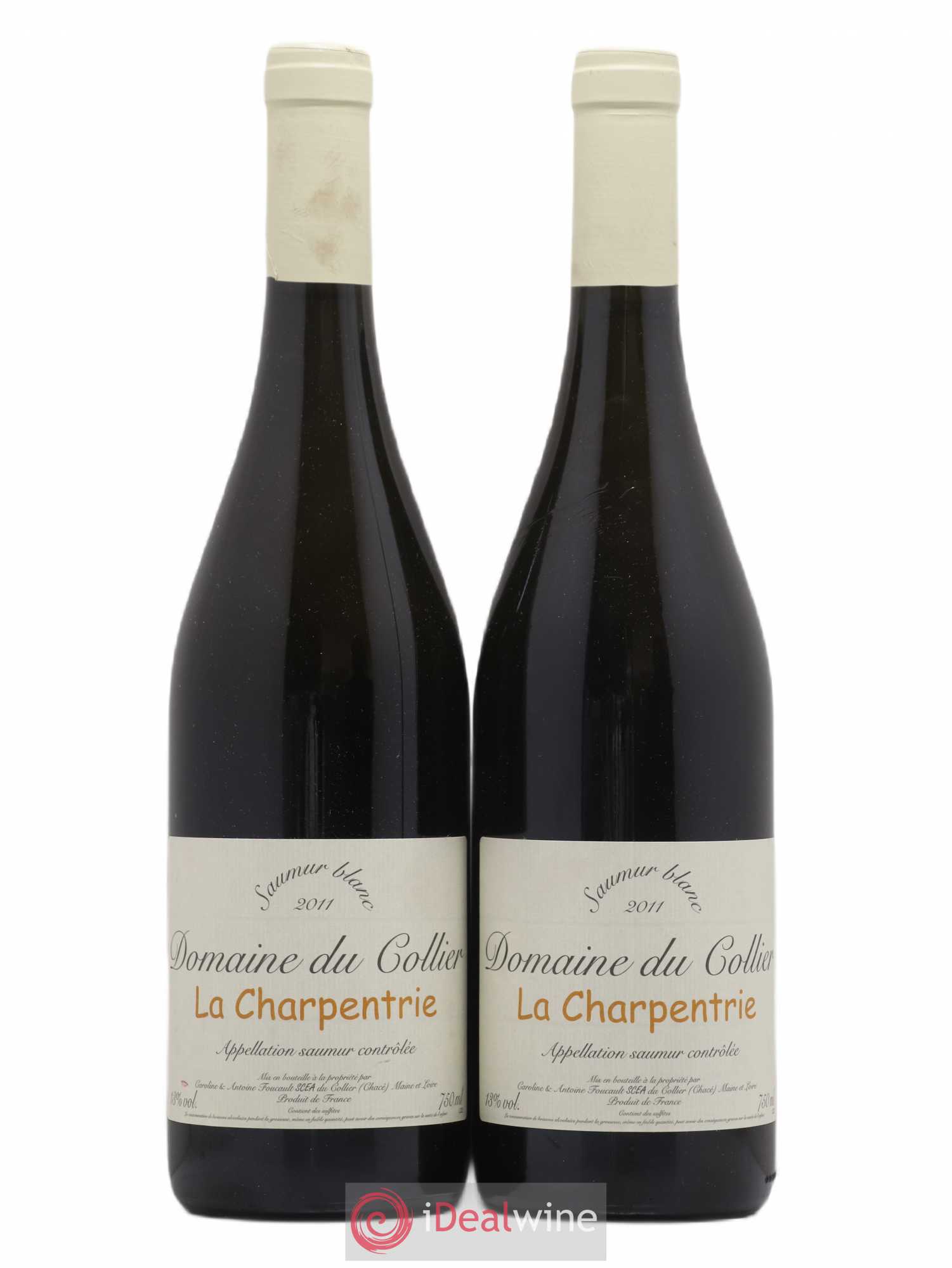 Saumur La Charpentrie Domaine du Collier 2011 - Lot de 2 bouteilles - 0