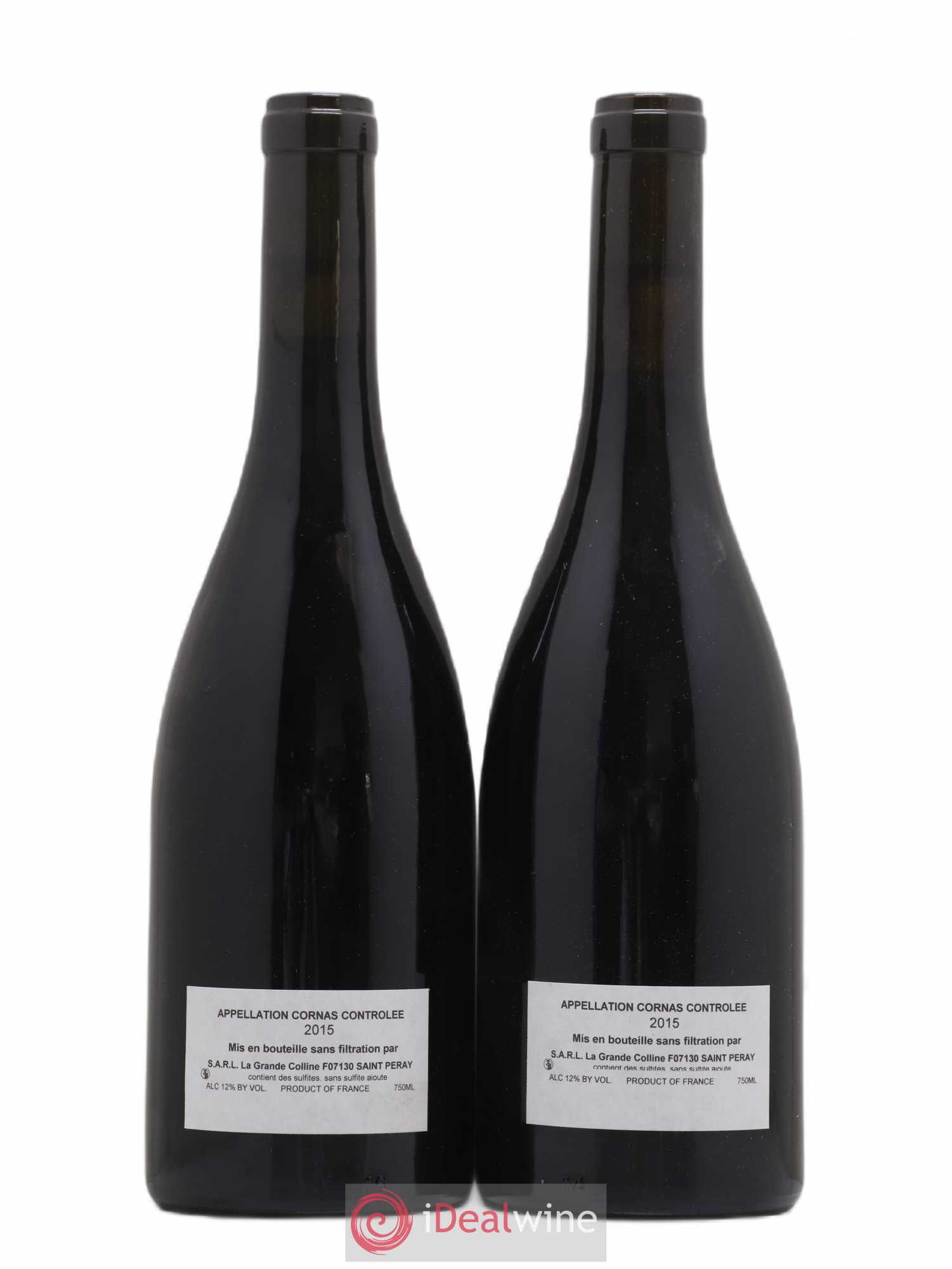Cornas Hirotake Ooka - Domaine La Grande Colline 2015 - Lot de 2 bouteilles - 1