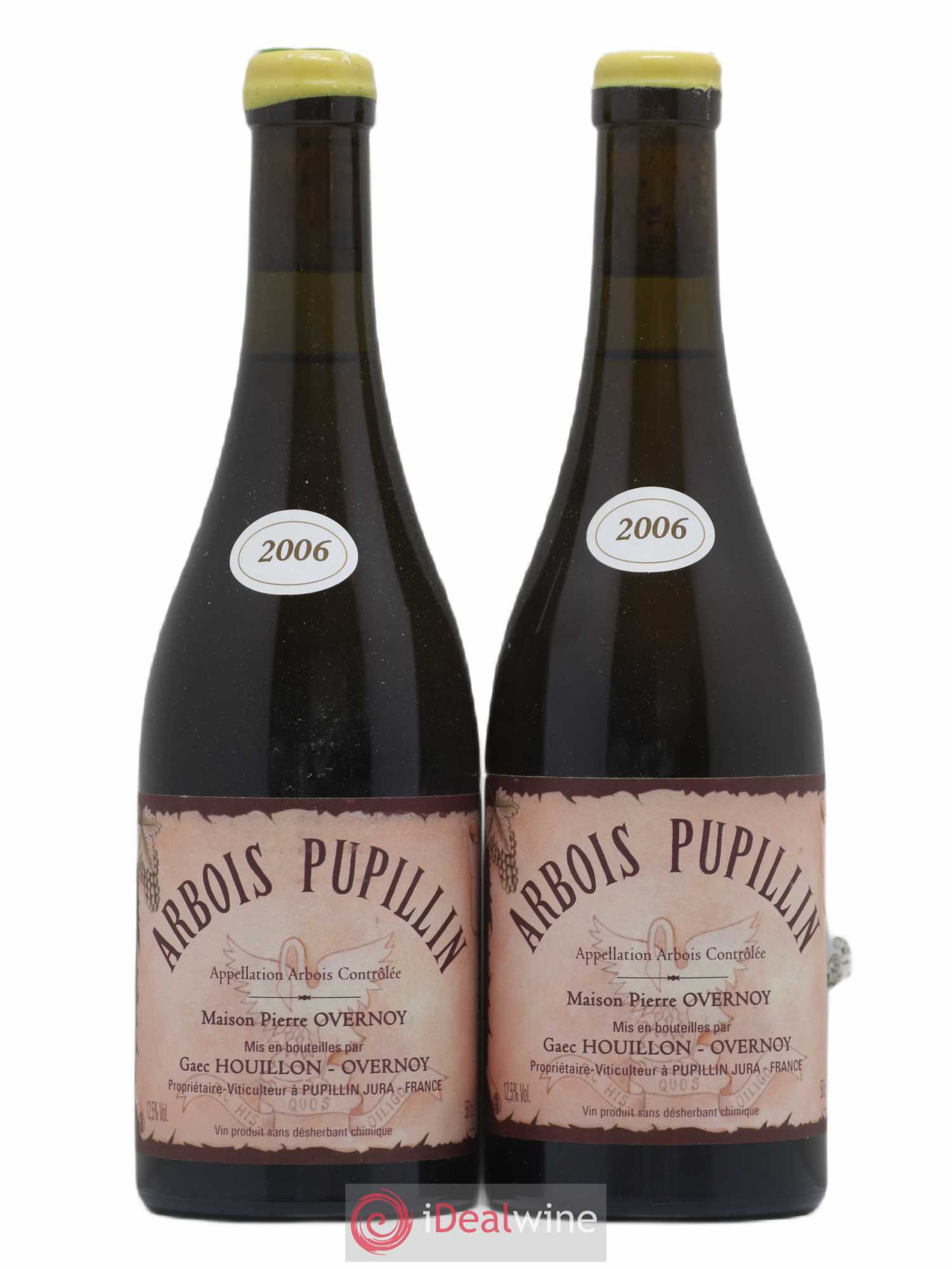 Arbois-Pupillin Vieux Savagnin Ouillé 50cl (VSO) Overnoy-Houillon (Domaine) 50Cl 2006 - Lot de 2 bouteilles - 0