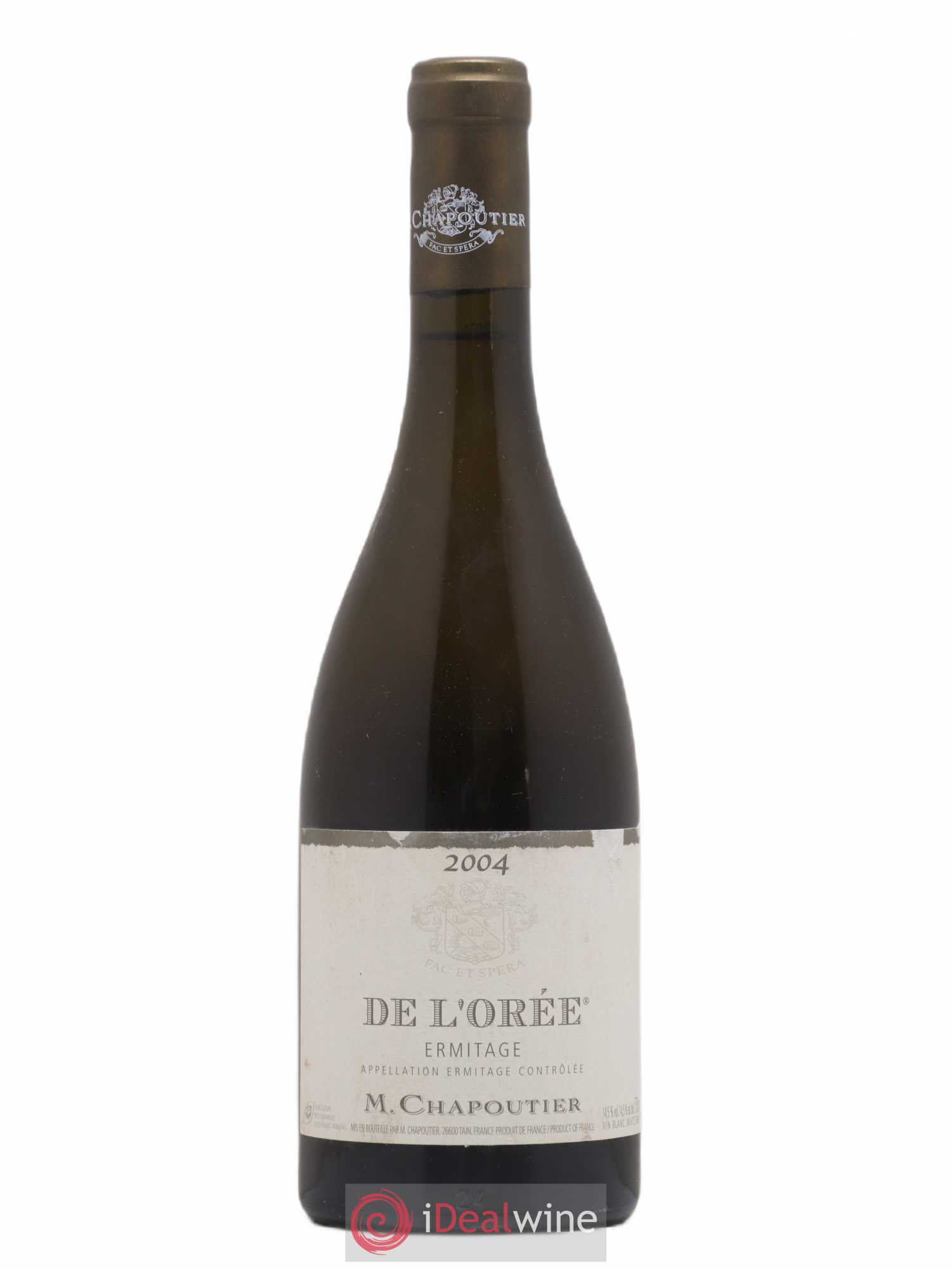 Hermitage Ermitage de l'Orée Chapoutier 2004 - Posten von 1 Flasche - 0