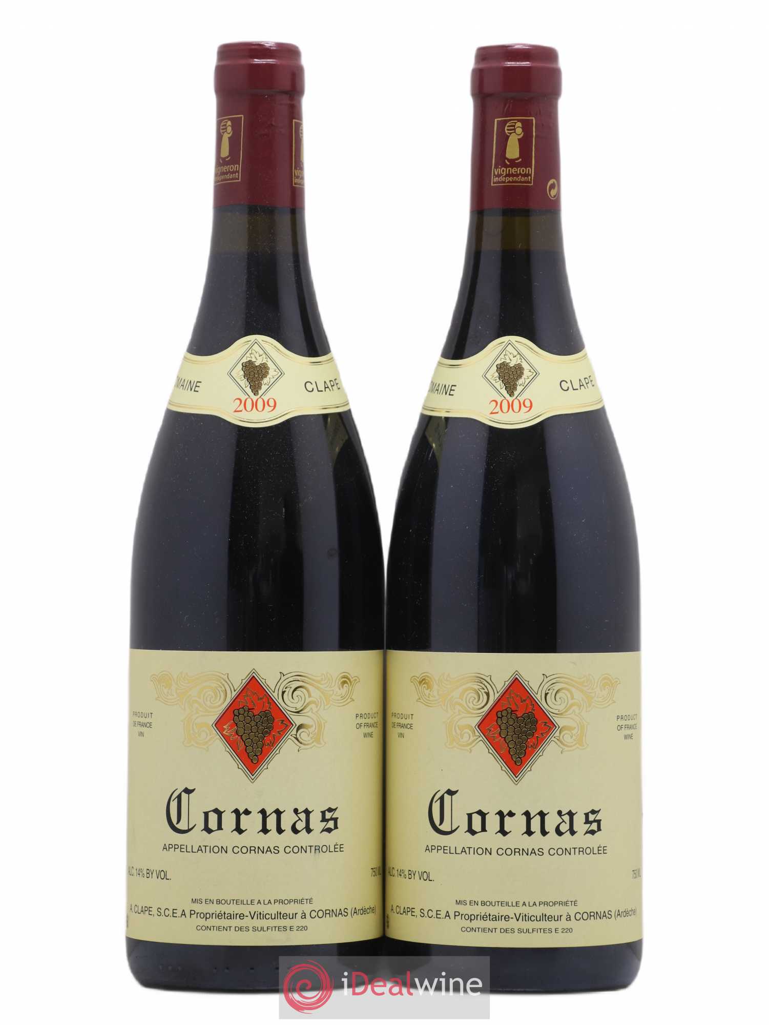 Cornas Auguste Clape 2009 - Lot de 2 bouteilles - 0