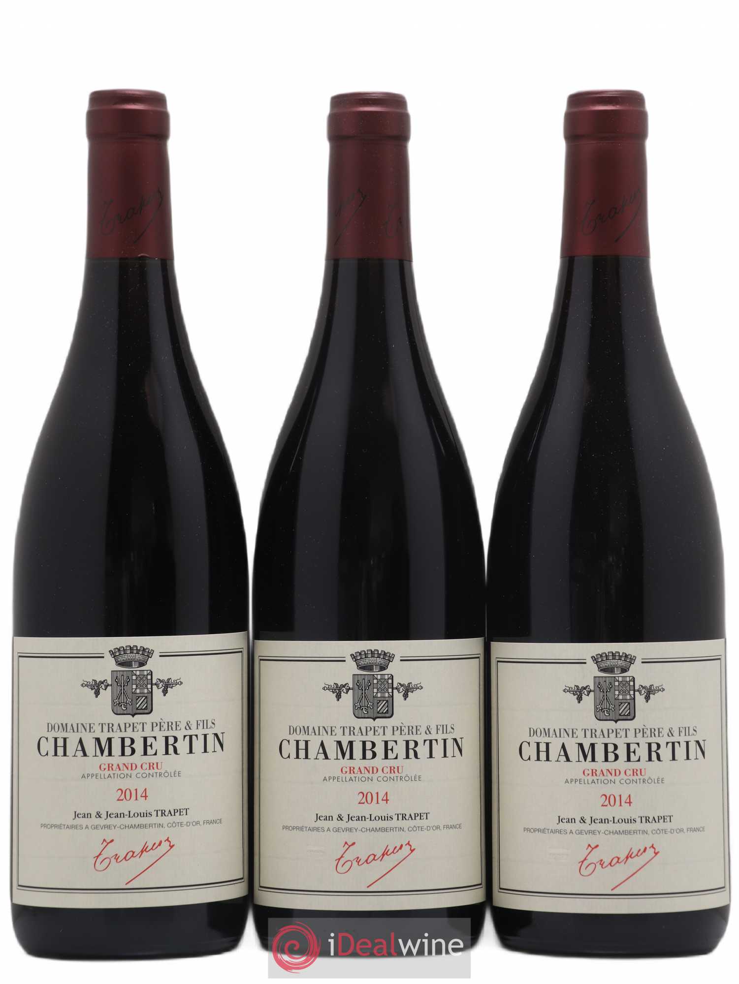 Chambertin Grand Cru Domaine Trapet 2014 - Lot de 3 bouteilles - 0
