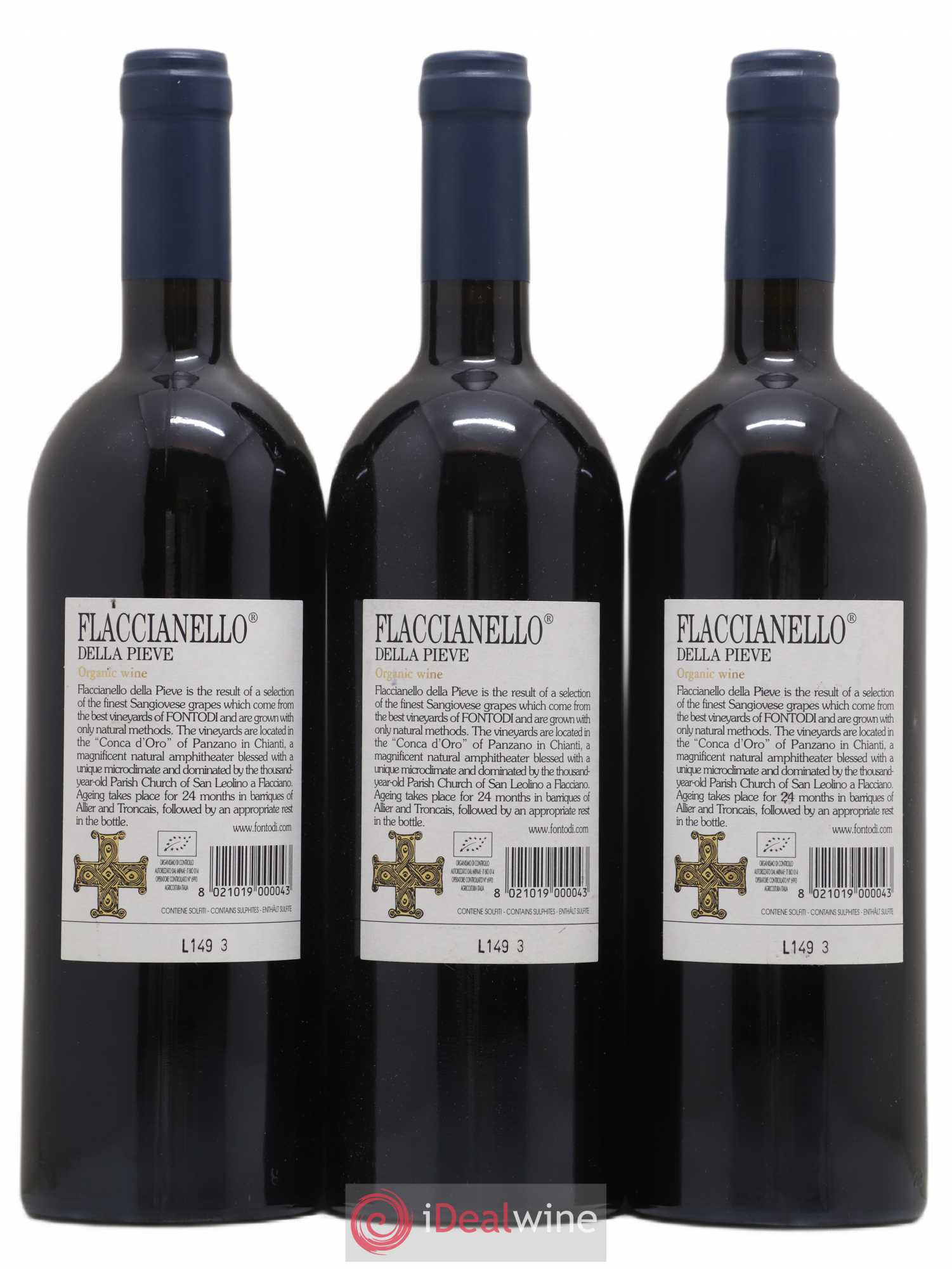 Italie Toscane Flaccianello della Pieve 2016 - Posten von 3 Flaschen - 1