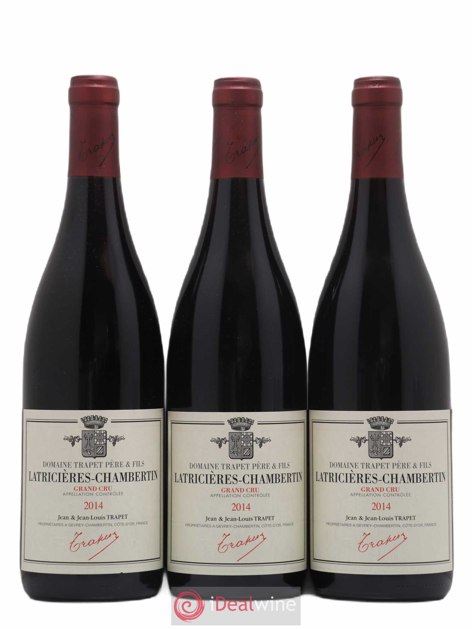 Latricières-Chambertin Grand Cru Domaine Trapet 2014 - Lot de 3 bouteilles - 0