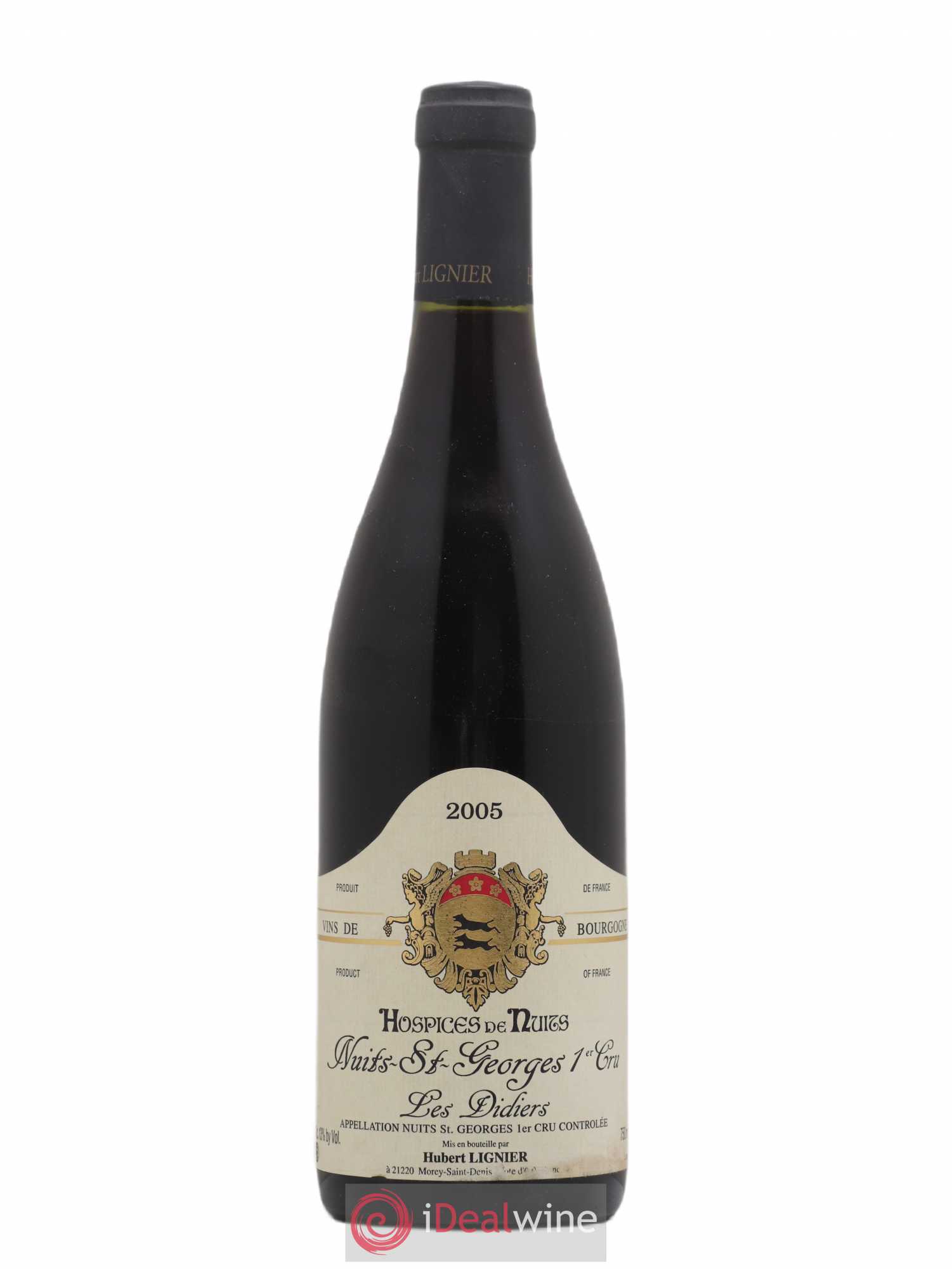 Nuits-Saint-Georges 1er Cru Les Didiers Hospices de Nuits Hubert Lignier (Domaine) 2005 - Lot de 1 bouteille - 0