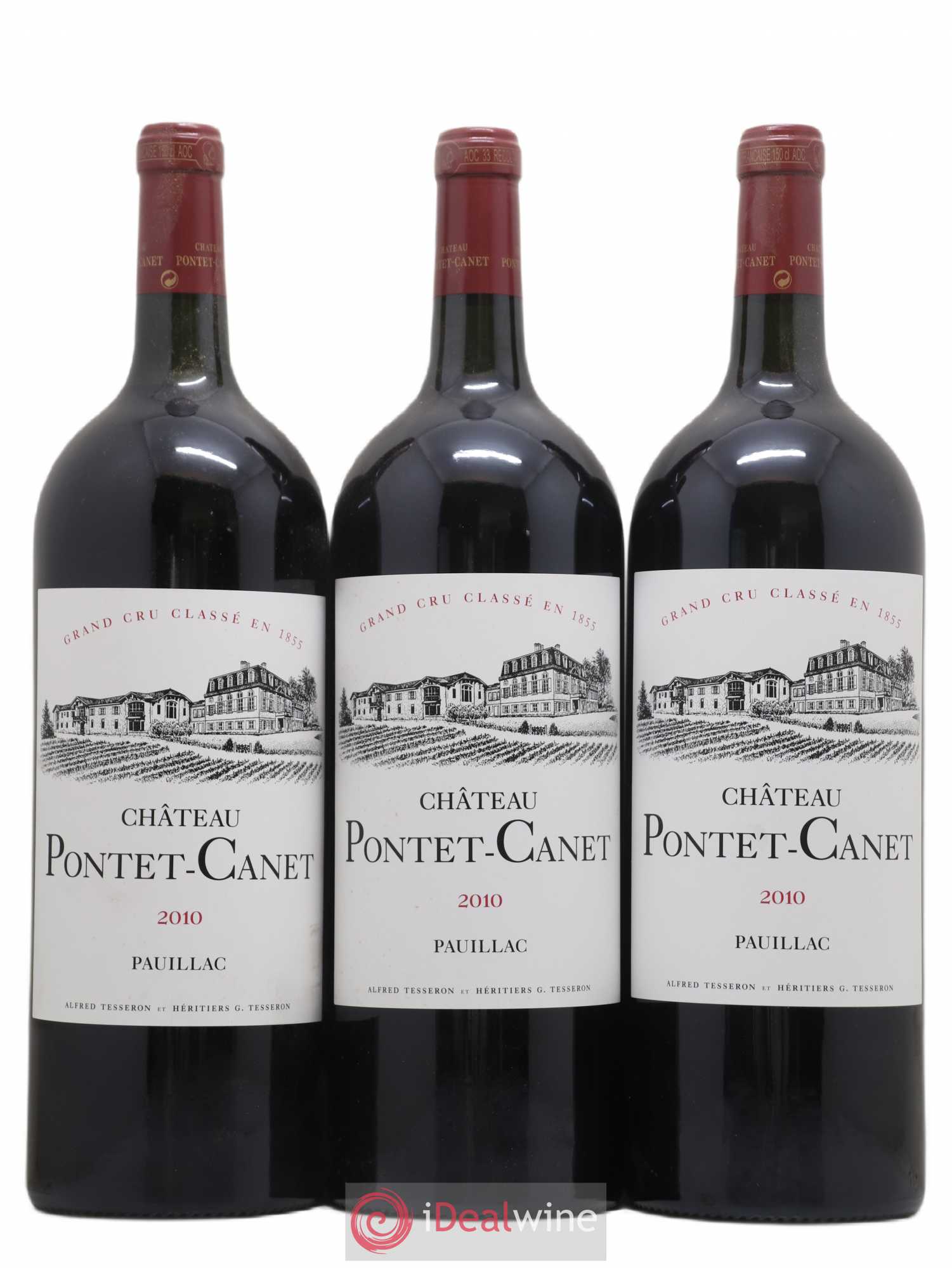Château Pontet Canet 5ème Grand Cru Classé 2010 - Lot de 6 magnums - 1