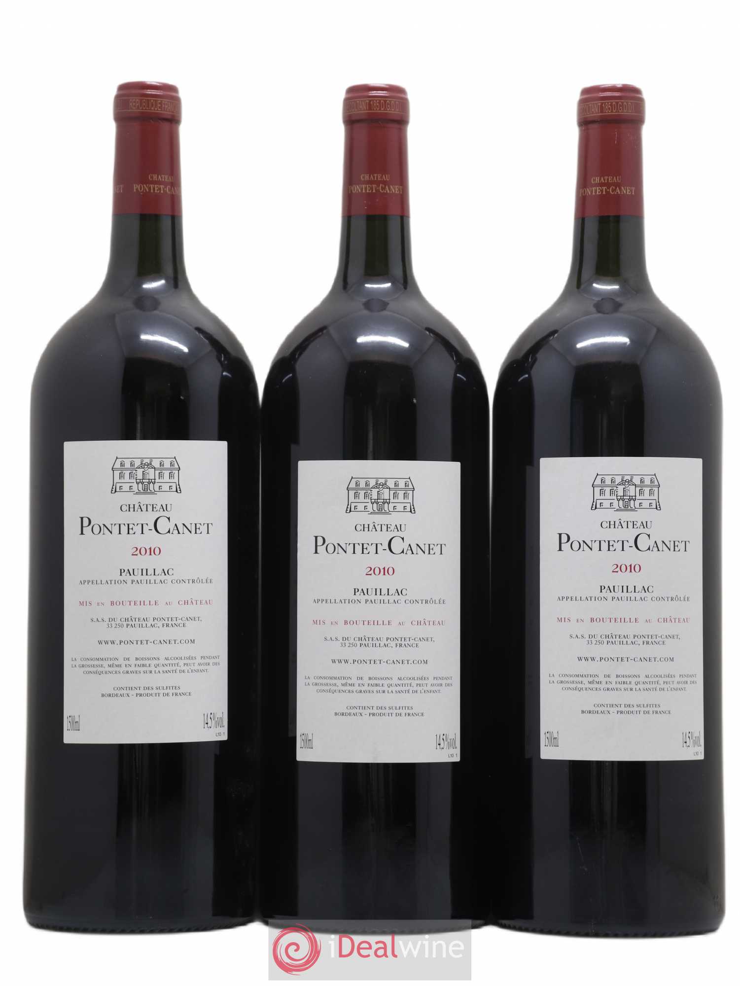 Château Pontet Canet 5ème Grand Cru Classé 2010 - Lot de 6 magnums - 2