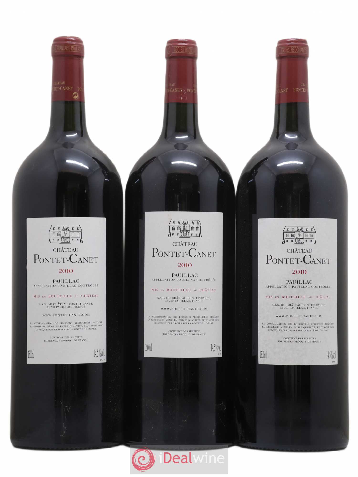 Château Pontet Canet 5ème Grand Cru Classé 2010 - Lot de 6 magnums - 4