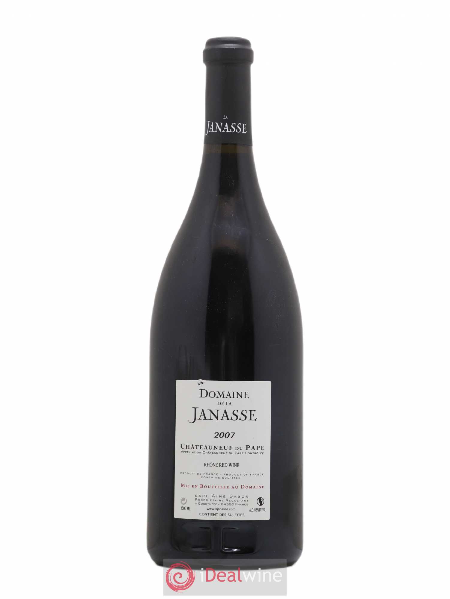 Châteauneuf-du-Pape Cuvée Vieilles Vignes La Janasse (Domaine de) 2007 - Lot de 1 magnum - 1