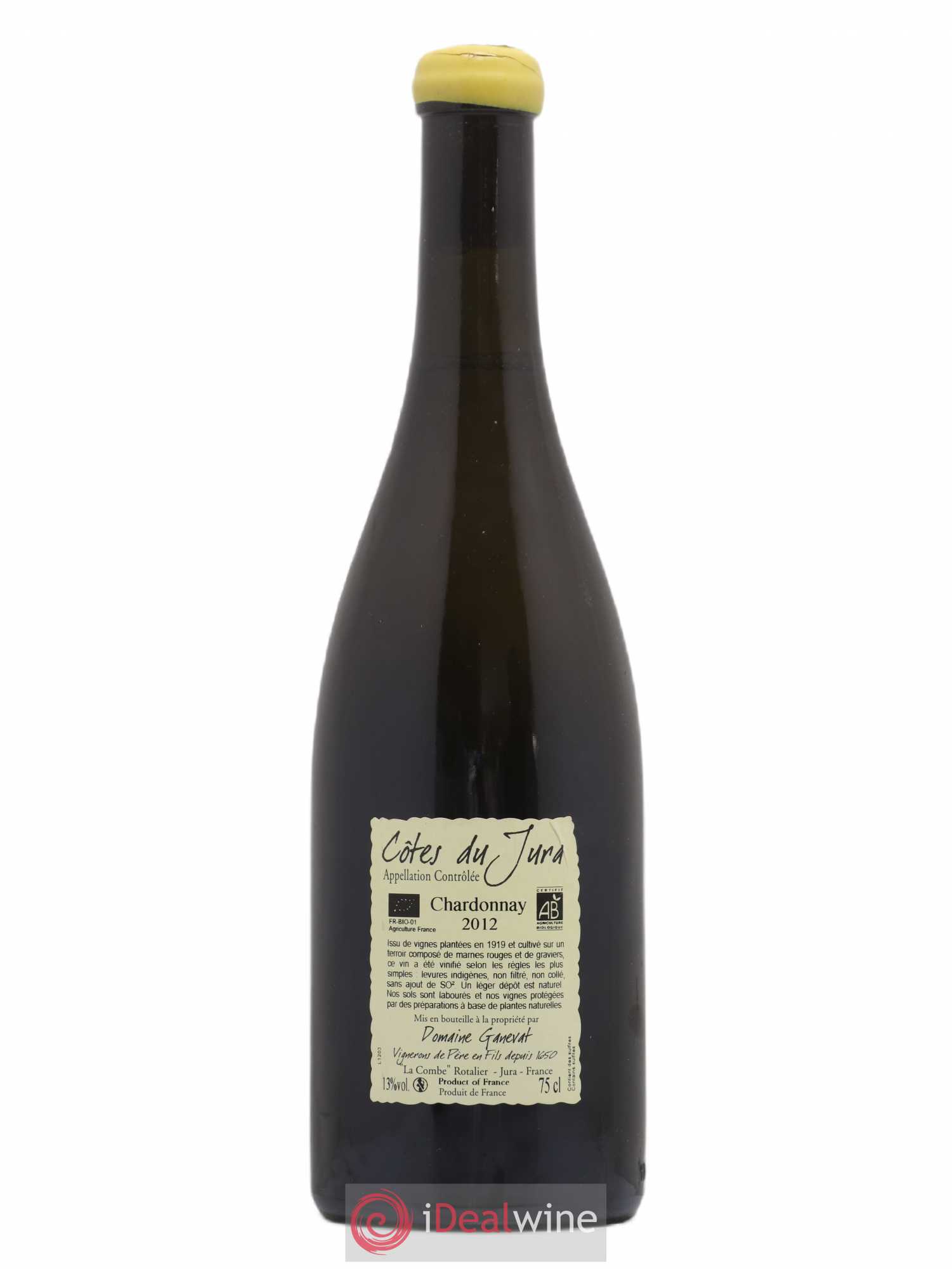 Côtes du Jura Les Grands Teppes Vieilles Vignes Jean-François Ganevat (Domaine) 2012 - Lot de 1 bouteille - 1