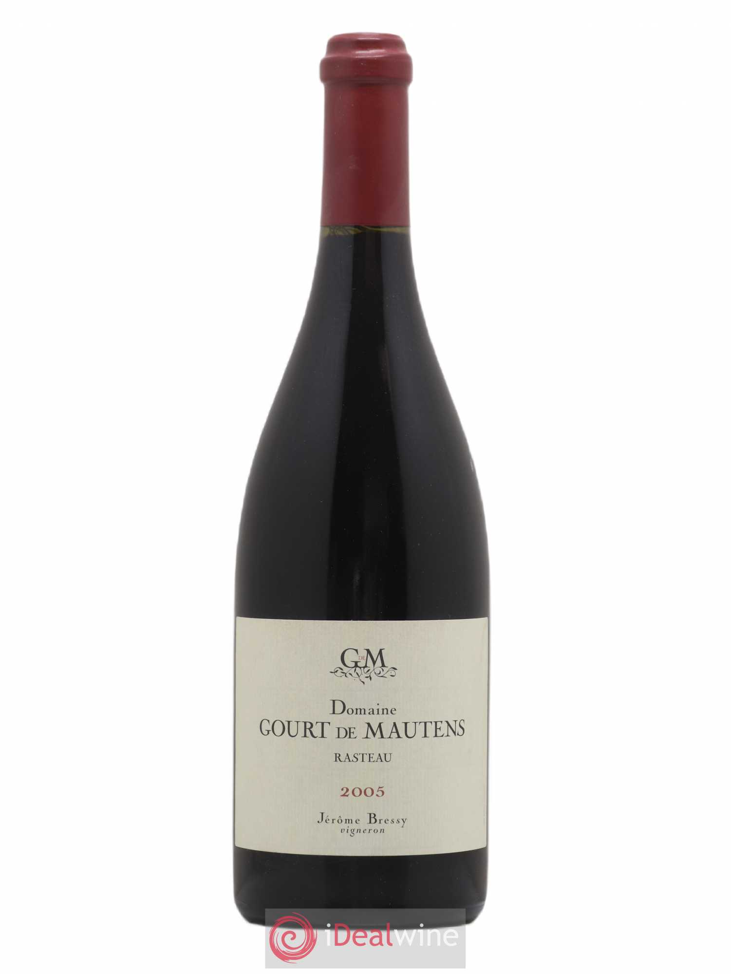 Rasteau Domaine Gourt de Mautens - Jérôme Bressy 2005 - Lot de 1 bouteille - 0