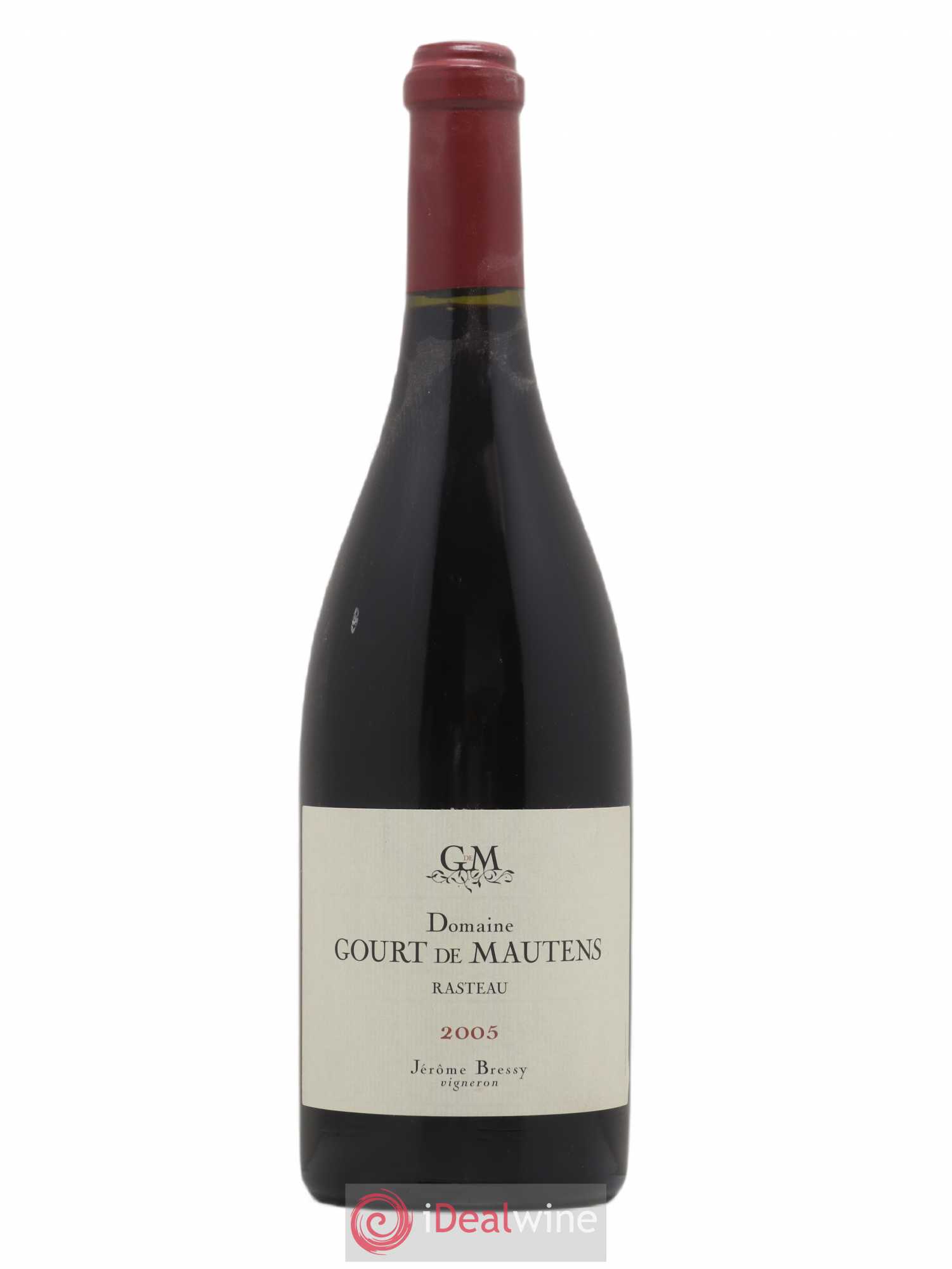 Rasteau Domaine Gourt de Mautens - Jérôme Bressy 2005 - Lot de 1 bouteille - 0