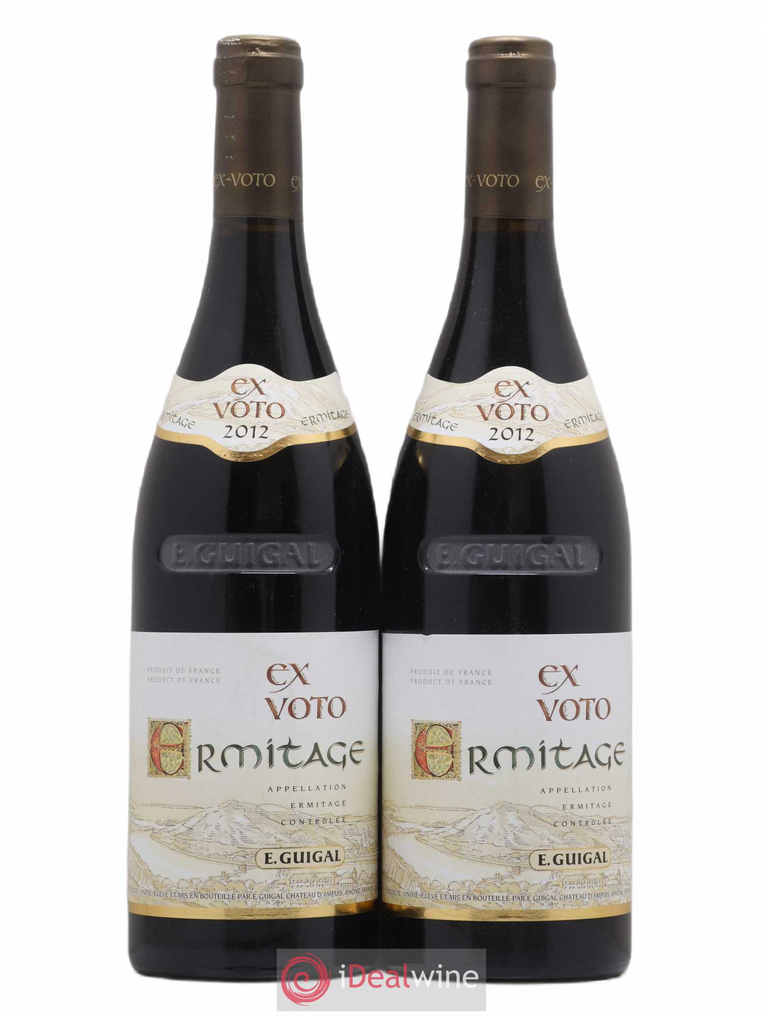 Ermitage Ex Voto Guigal 2012 - Lot de 2 bouteilles - 0