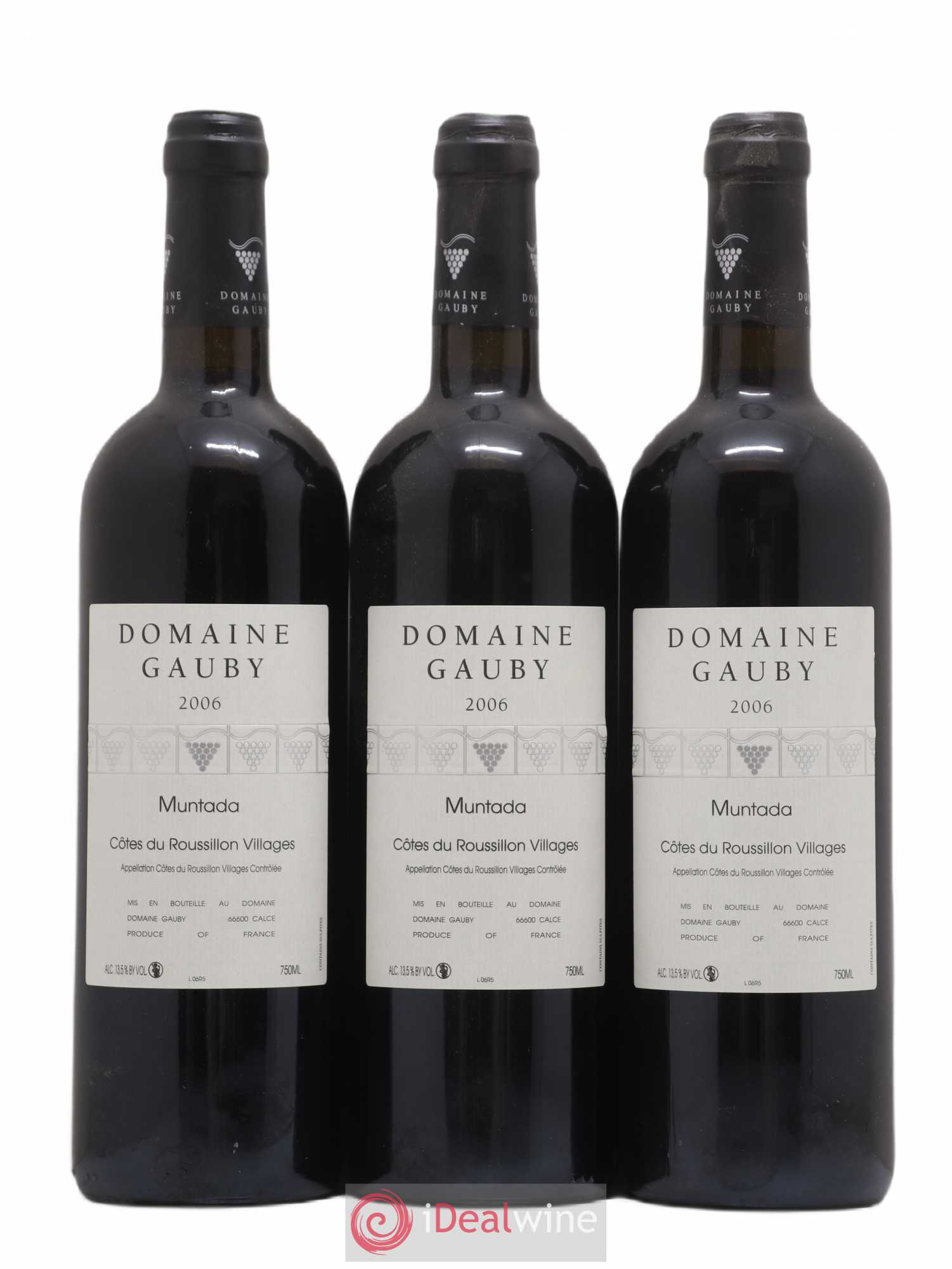 Côtes Catalanes (anciennement Côtes du Roussillon Villages) La Muntada Gauby (Domaine) 2006 - Lot de 6 bouteilles - 2