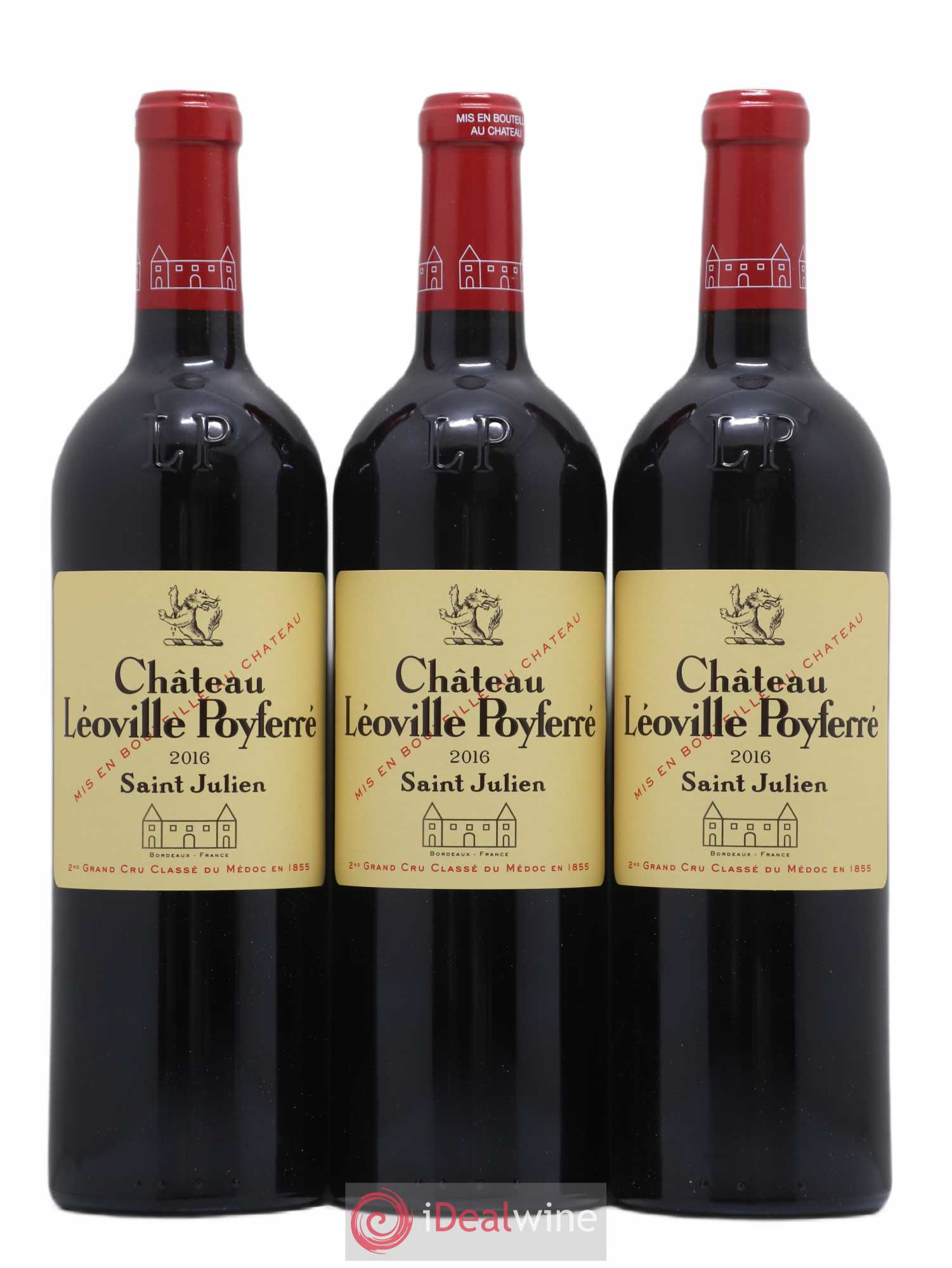 Château Léoville Poyferré 2ème Grand Cru Classé 2016 - Lot de 6 bouteilles - 1