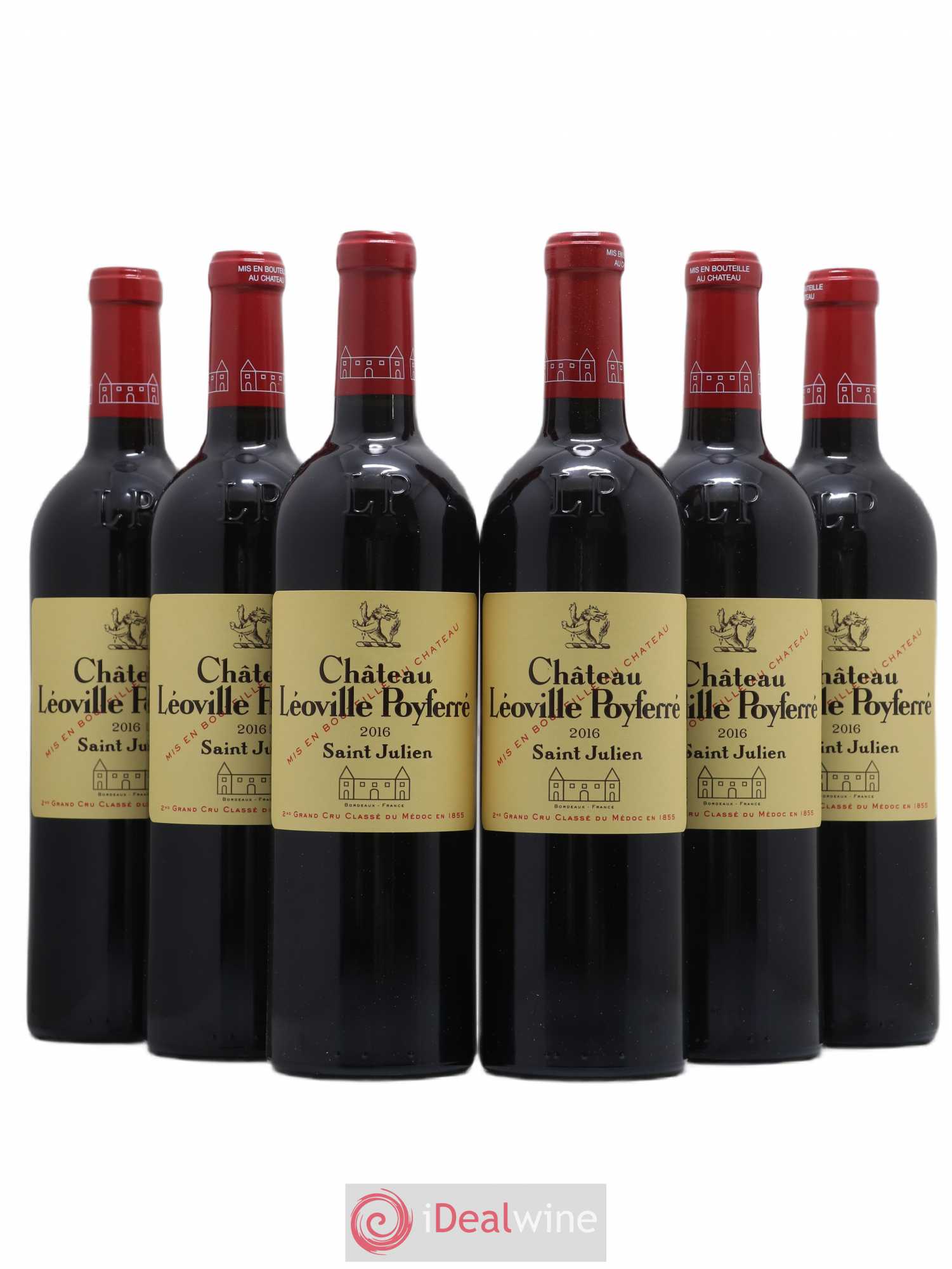 Château Léoville Poyferré 2ème Grand Cru Classé 2016 - Lot de 6 bouteilles - 0