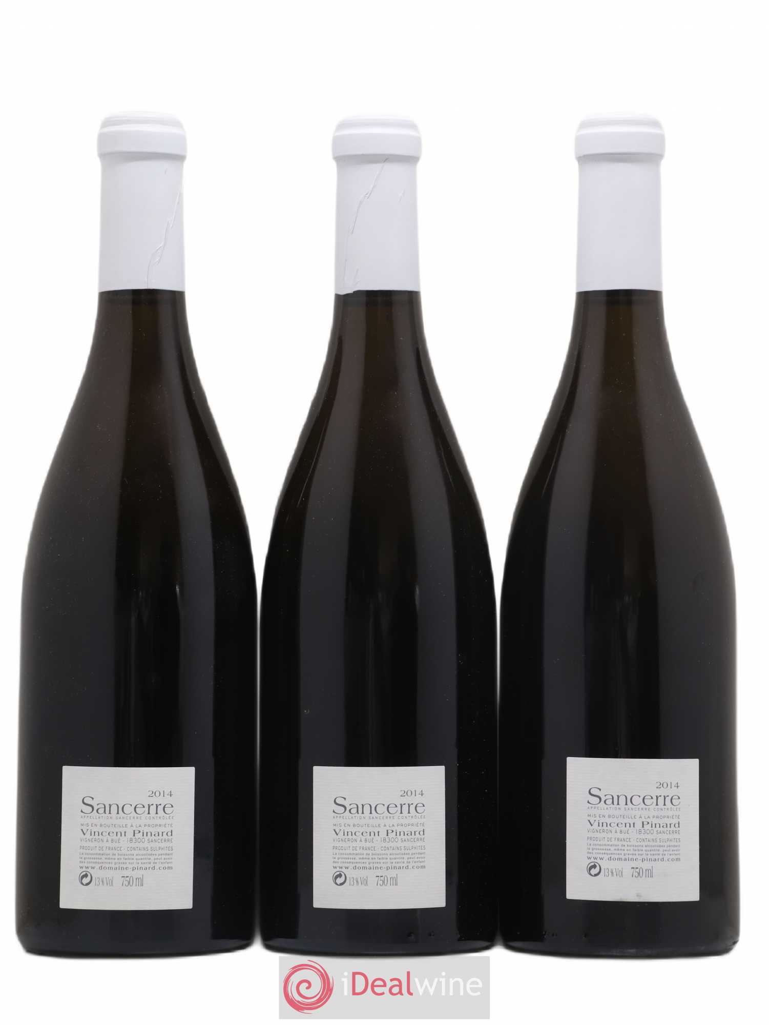 Sancerre Grand Chemarin Vincent Pinard 2014 - Lot de 3 bouteilles - 1