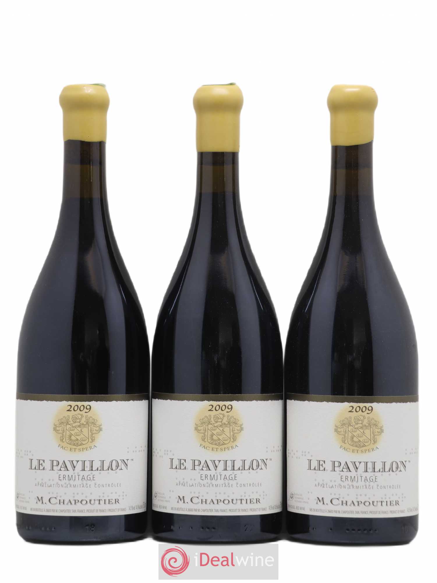 Hermitage Ermitage Le Pavillon Chapoutier 2009 - Lot de 6 bouteilles - 1