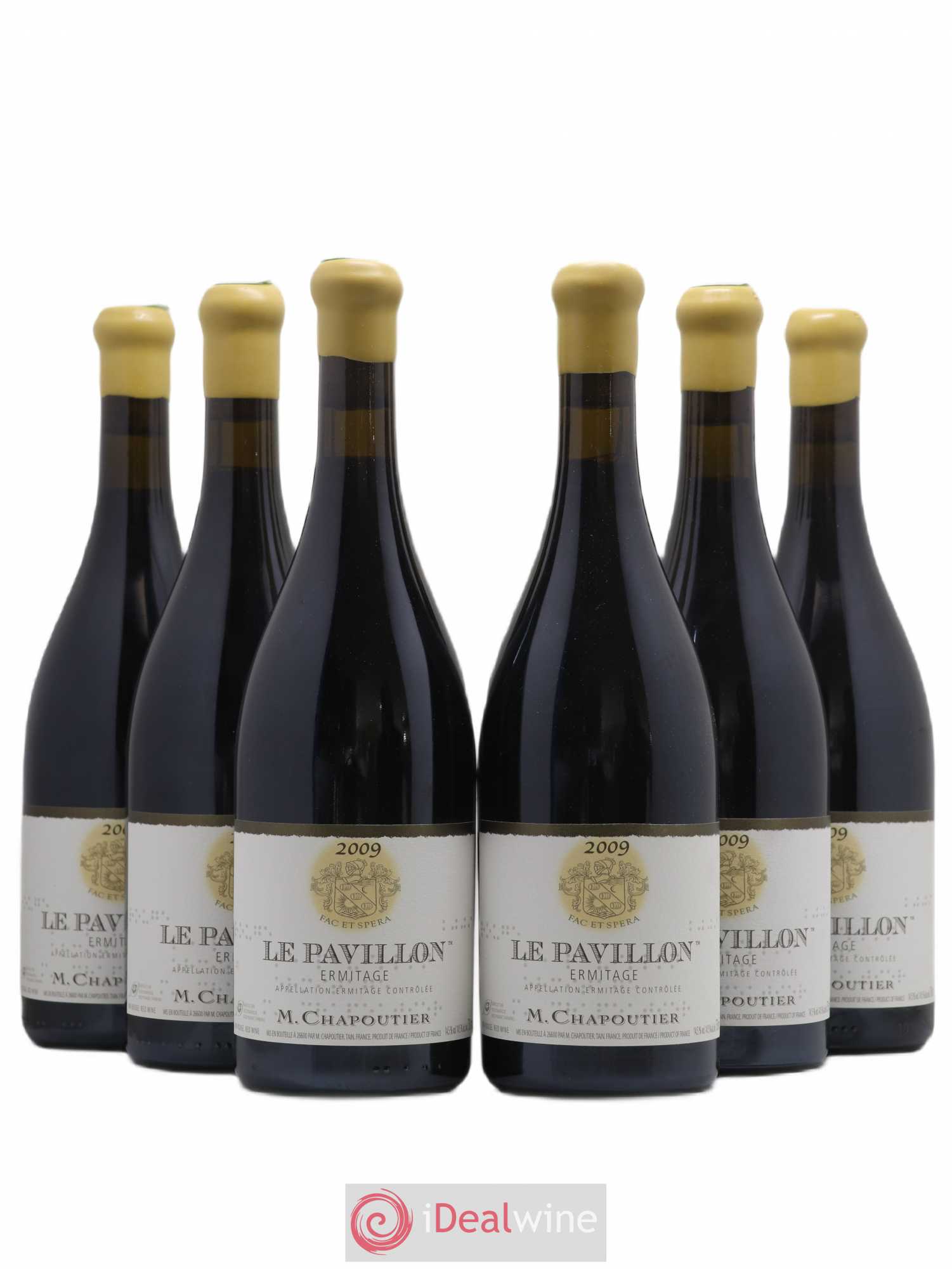 Hermitage Ermitage Le Pavillon Chapoutier 2009 - Lot de 6 bouteilles - 0