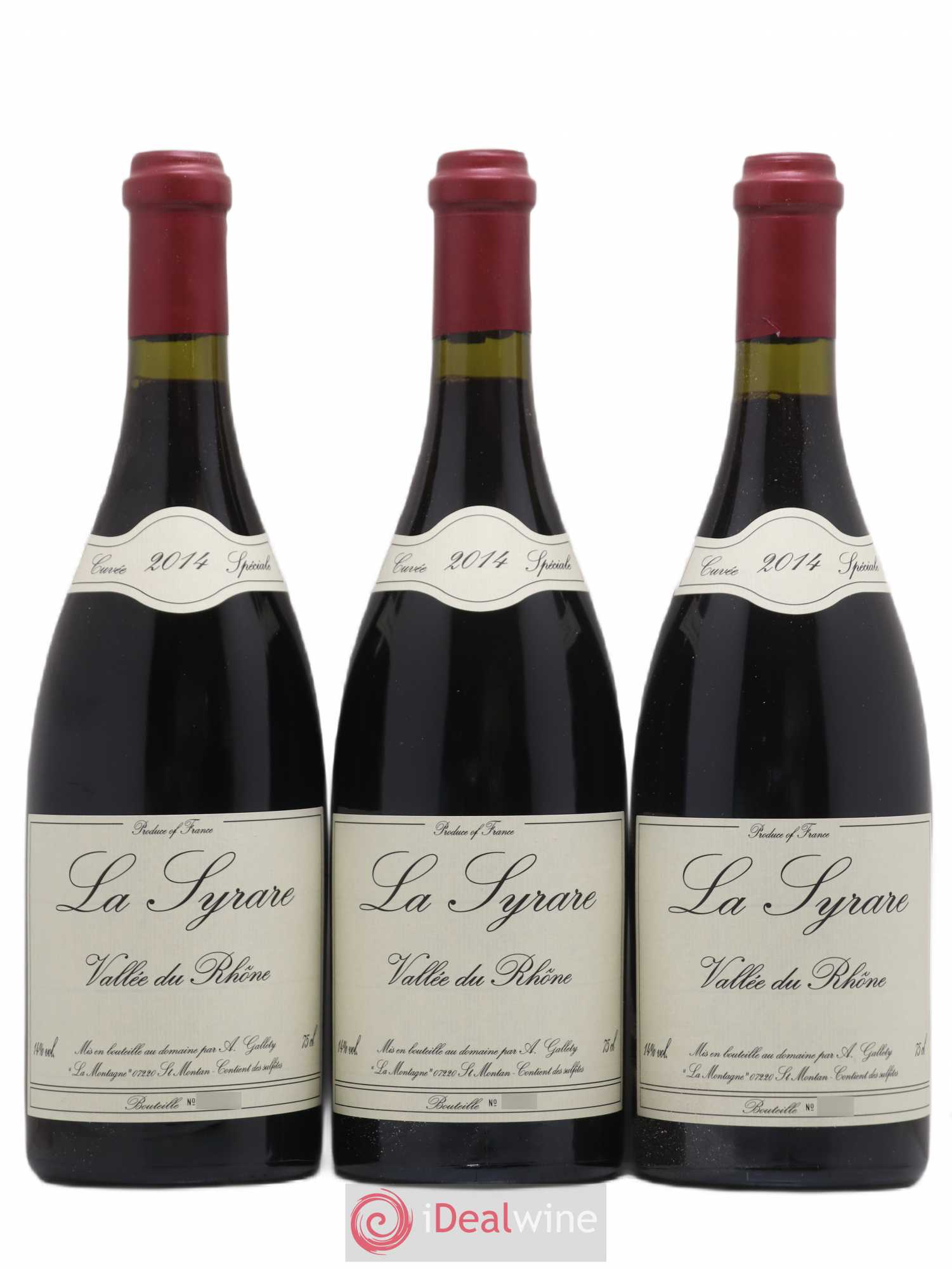 Côtes du Vivarais La Syrare Gallety (Domaine) 2014 - Lot de 6 bouteilles - 2