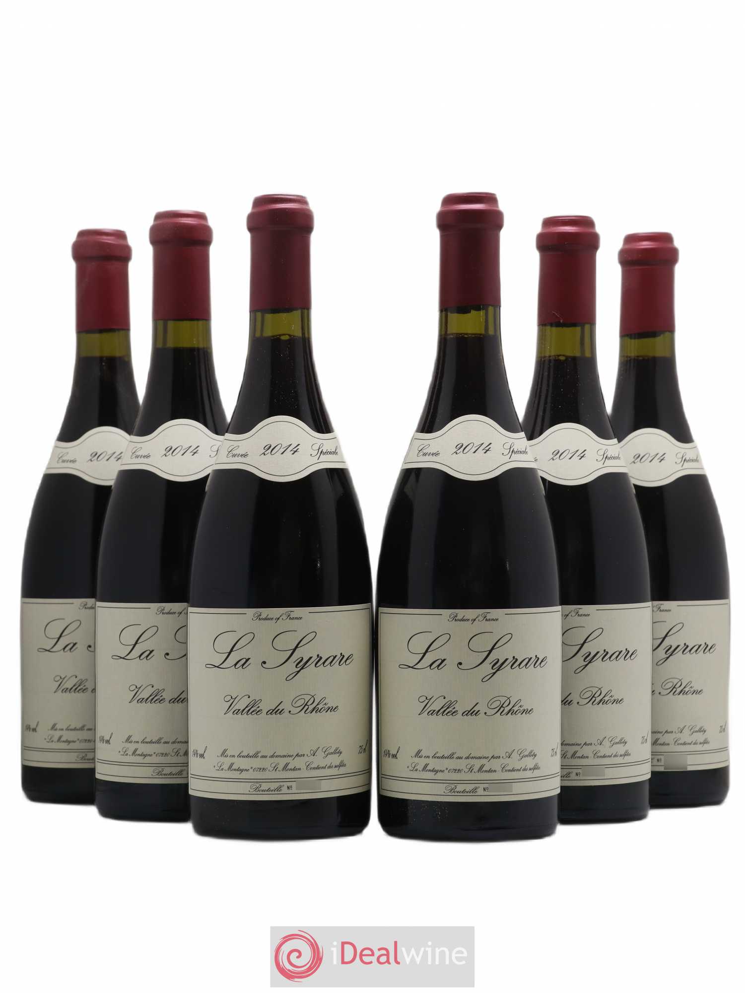Côtes du Vivarais La Syrare Gallety (Domaine) 2014 - Lot de 6 bouteilles - 0