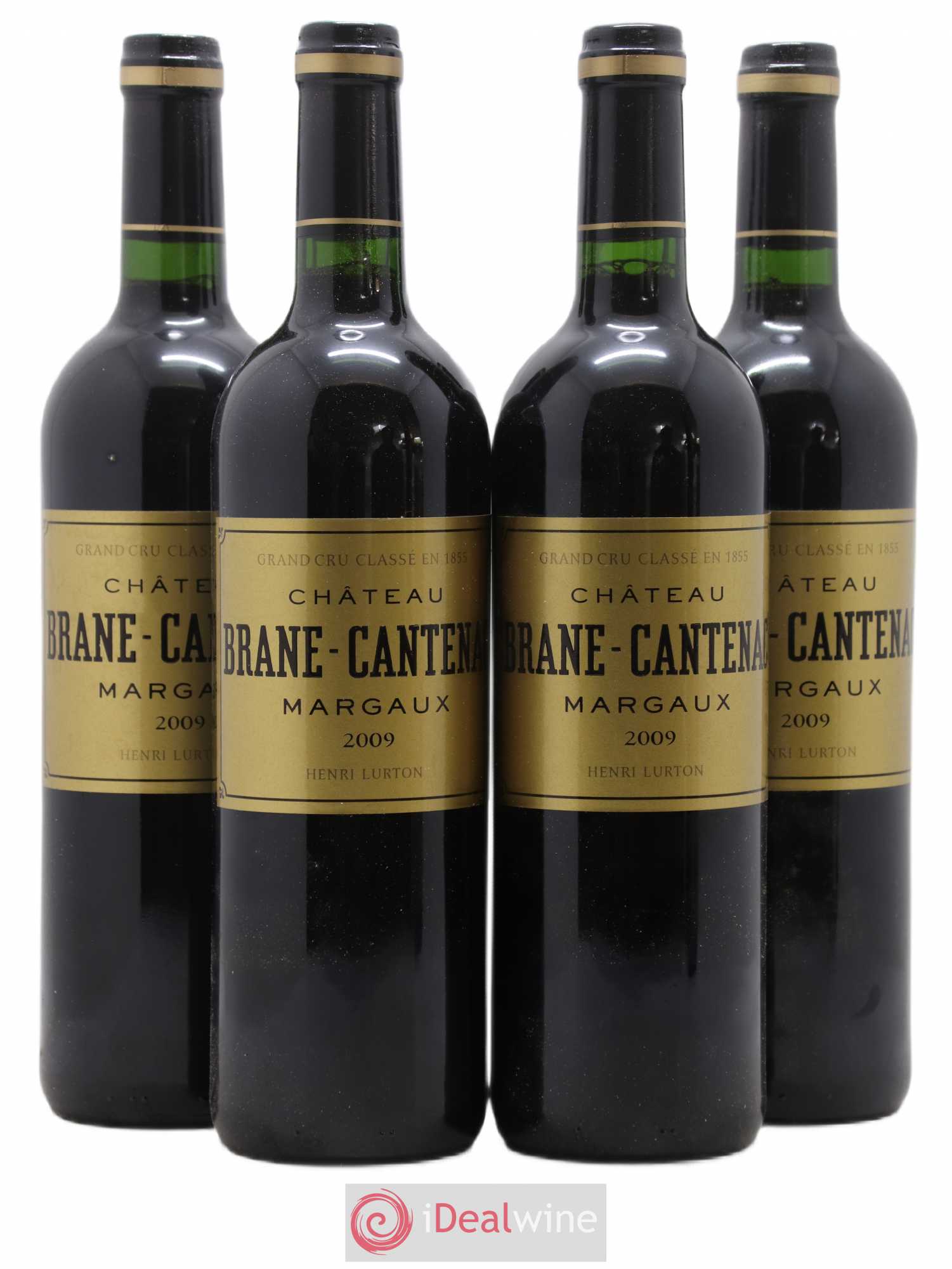 Château Brane Cantenac 2ème Grand Cru Classé 2009 - Lot de 4 bouteilles - 0