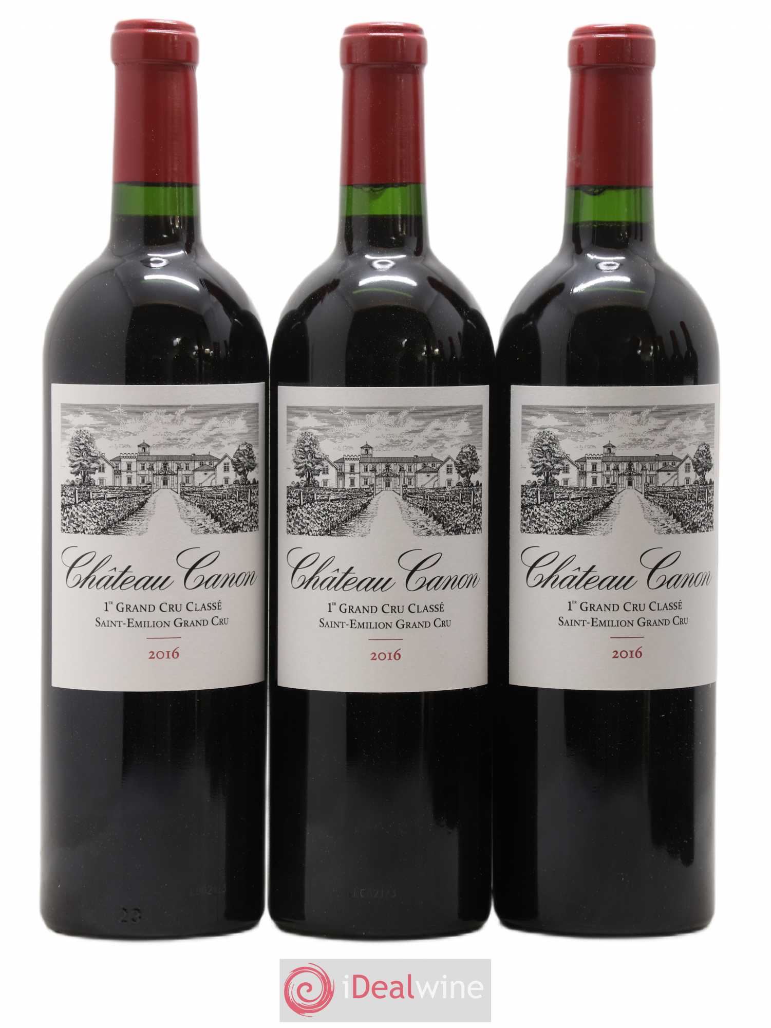 Château Canon 1er Grand Cru Classé B 2016 - Lot de 6 bouteilles - 1