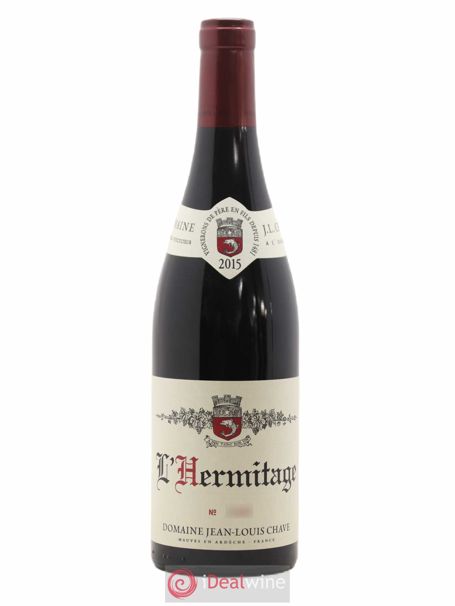 Hermitage Jean-Louis Chave 2015 - Lot de 1 bouteille - 0