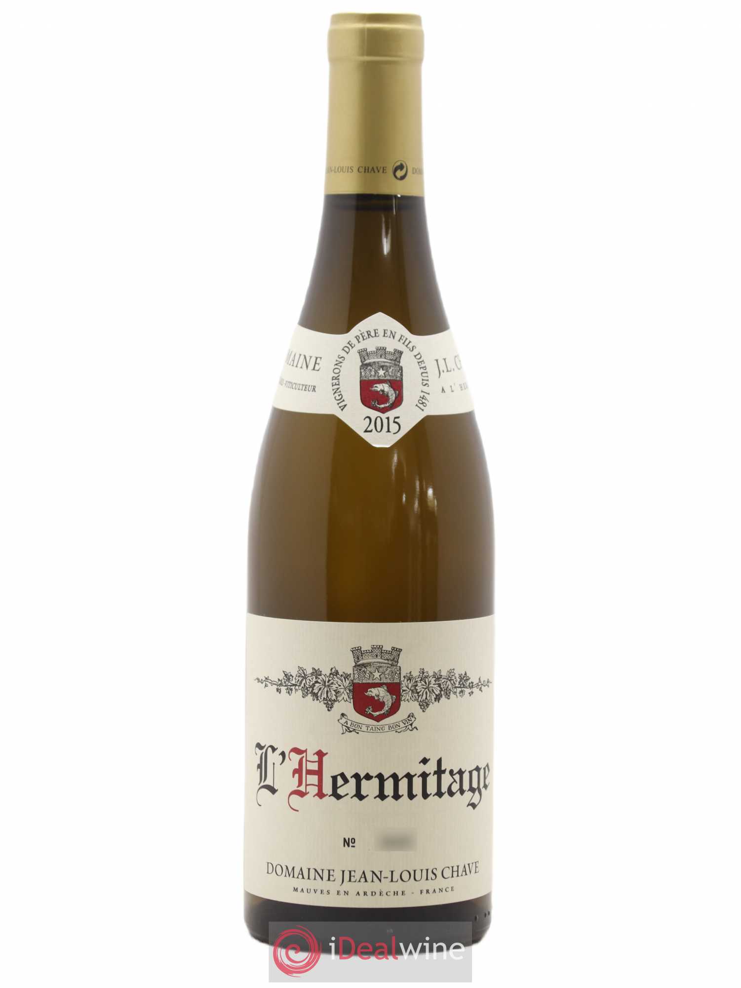 Hermitage Jean-Louis Chave 2015 - Lot de 1 bouteille - 0