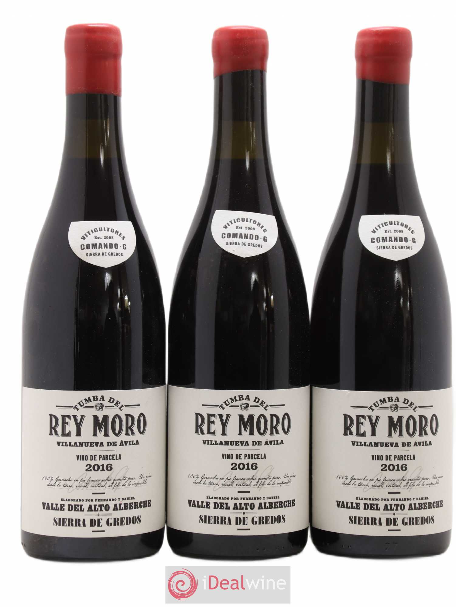 Vinos de Madrid DO Comando G DO Tumba del Rey Moro Comando-G Tumba del Rey Moro 2016 - Lot de 3 bouteilles - 0