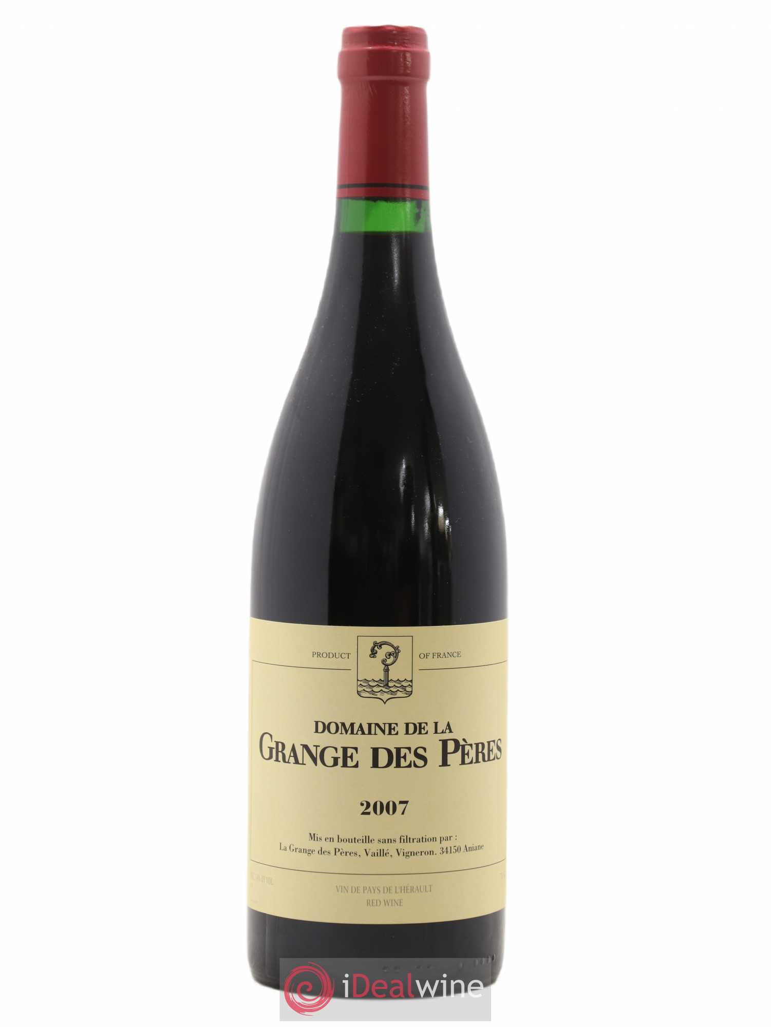 Pays d'Hérault Grange des Pères Laurent Vaillé 2007 - Lot de 1 bouteille - 0