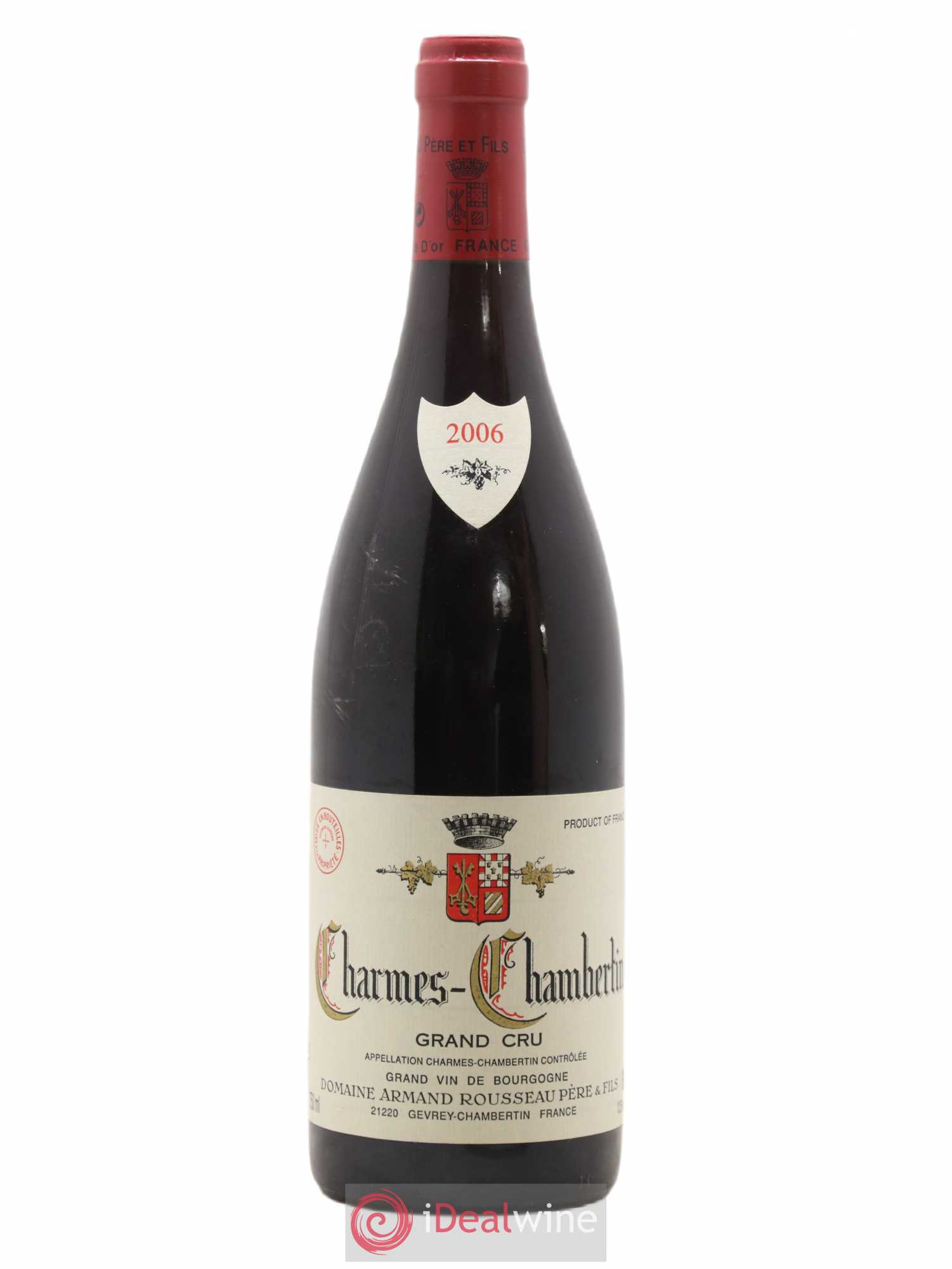 Charmes-Chambertin Grand Cru Armand Rousseau (Domaine) 2006 - Lot de 1 bouteille - 0