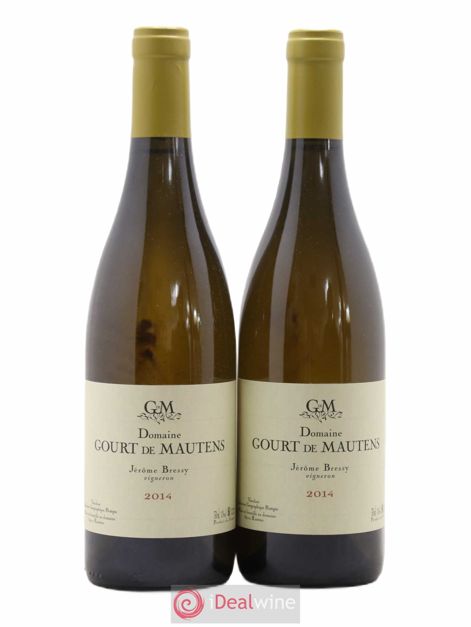 Vaucluse (Vin de Pays de Vaucluse) Domaine Gourt de Mautens - Jérôme Bressy 2014 - Lot de 2 bouteilles - 0