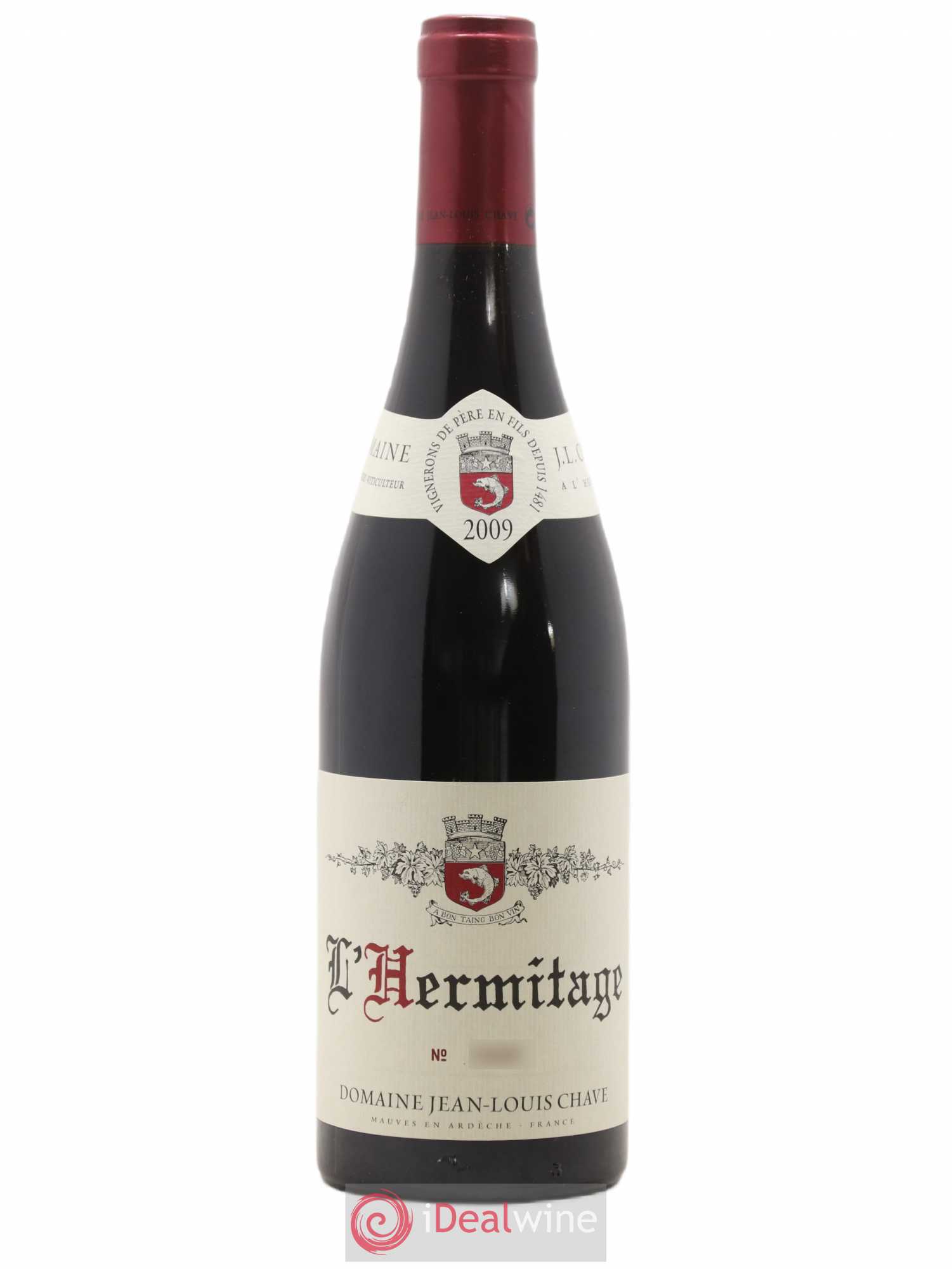 Hermitage Jean-Louis Chave 2009 - Lot de 1 bouteille - 0