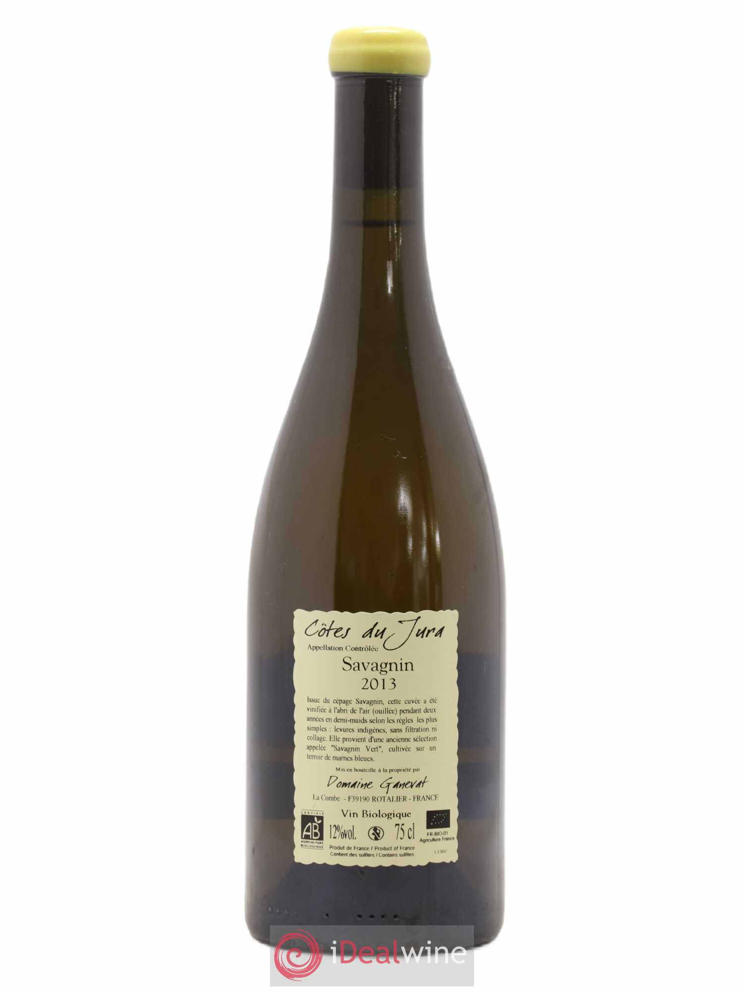 Côtes du Jura Les Chalasses Marnes Bleues Jean-François Ganevat (Domaine) 2013 - Lot de 1 bouteille - 1
