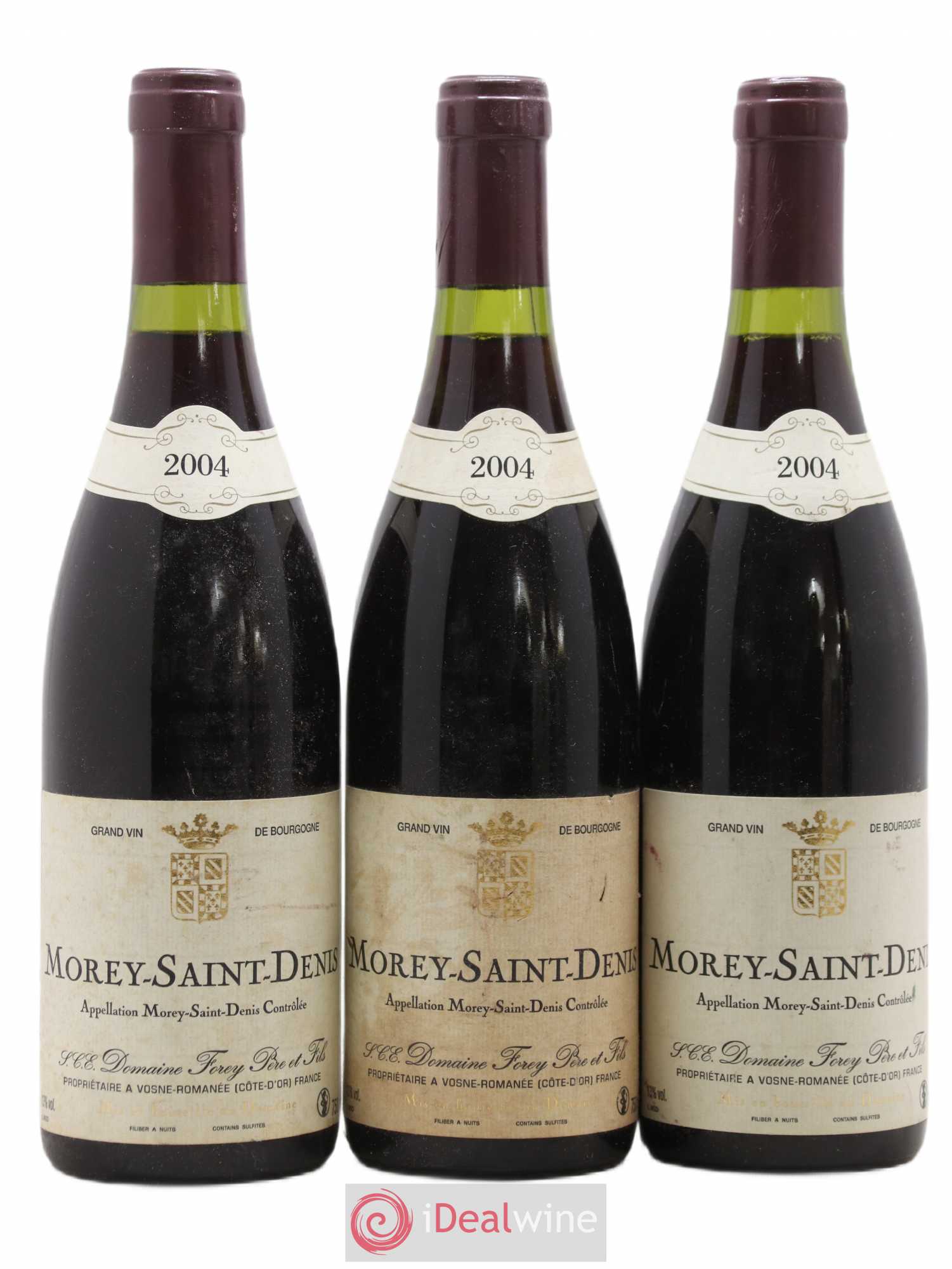 Morey-Saint-Denis Forey 2004 - Lot de 3 bouteilles - 0