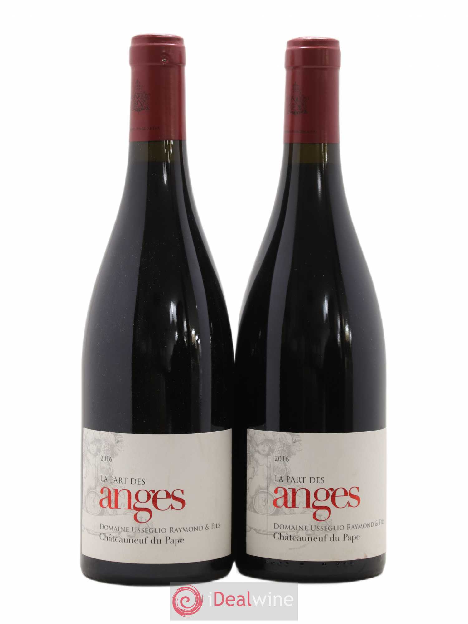 Châteauneuf-du-Pape La Part des Anges Raymond Usseglio (Domaine) 2016 - Lot de 2 bouteilles - 0