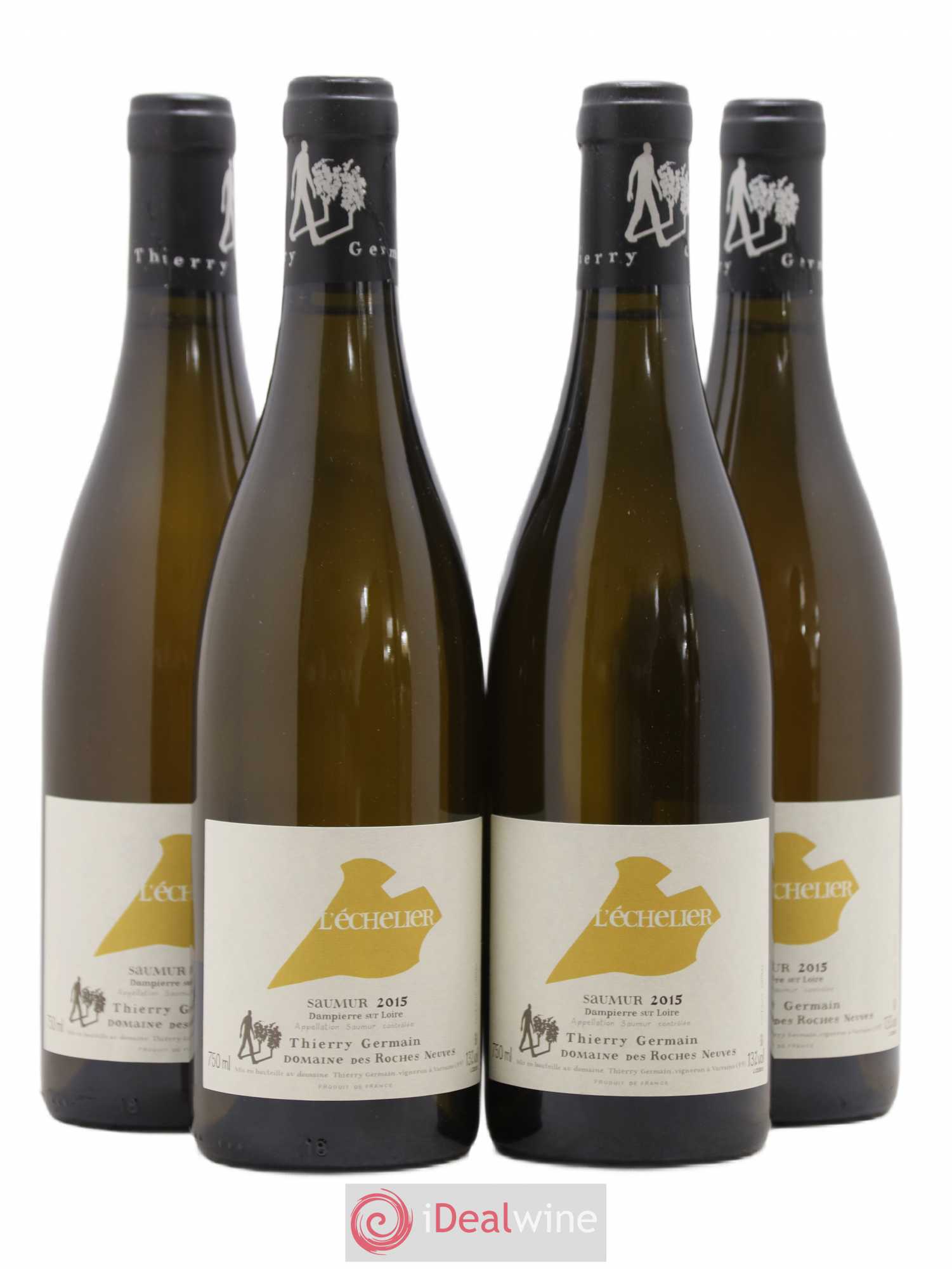 Saumur l'Echelier Domaine des Roches Neuves - Thierry Germain 2015 - Lot de 4 bouteilles - 0