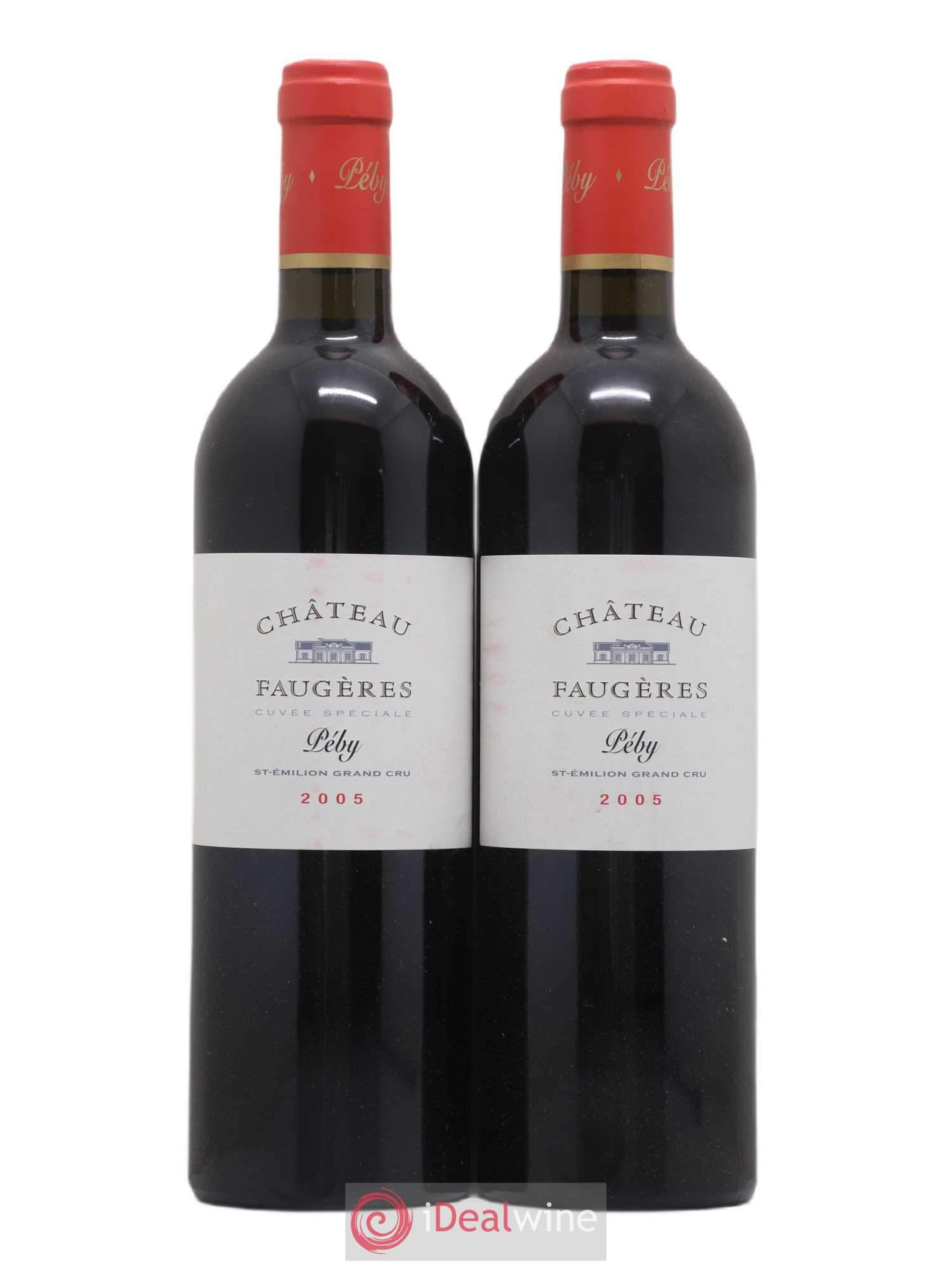 Château Péby Faugères Grand Cru Classé 2005 - Lot de 2 bouteilles - 0