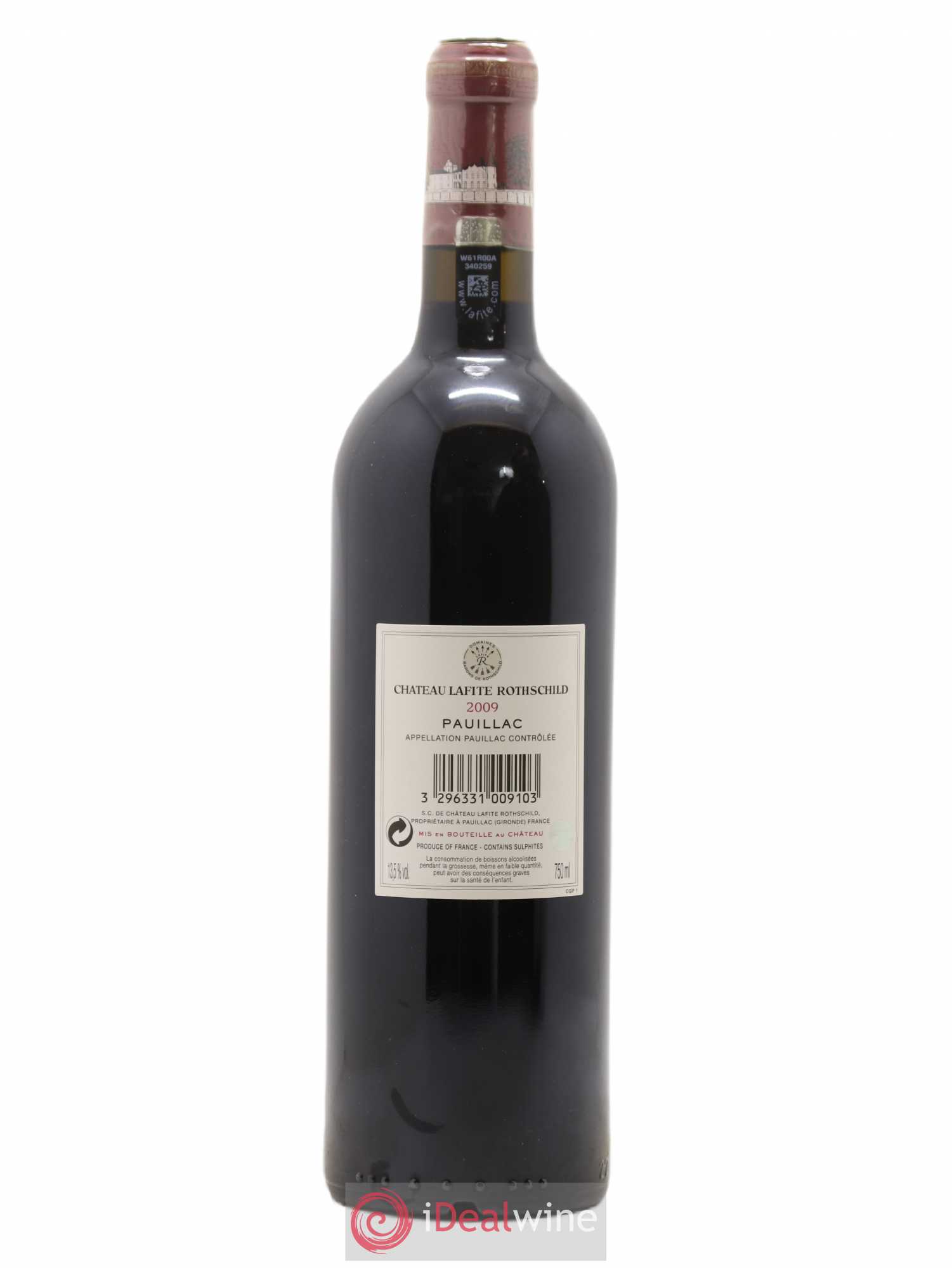 Château Lafite Rothschild 1er Grand Cru Classé 2009 - Lot de 1 bouteille - 1