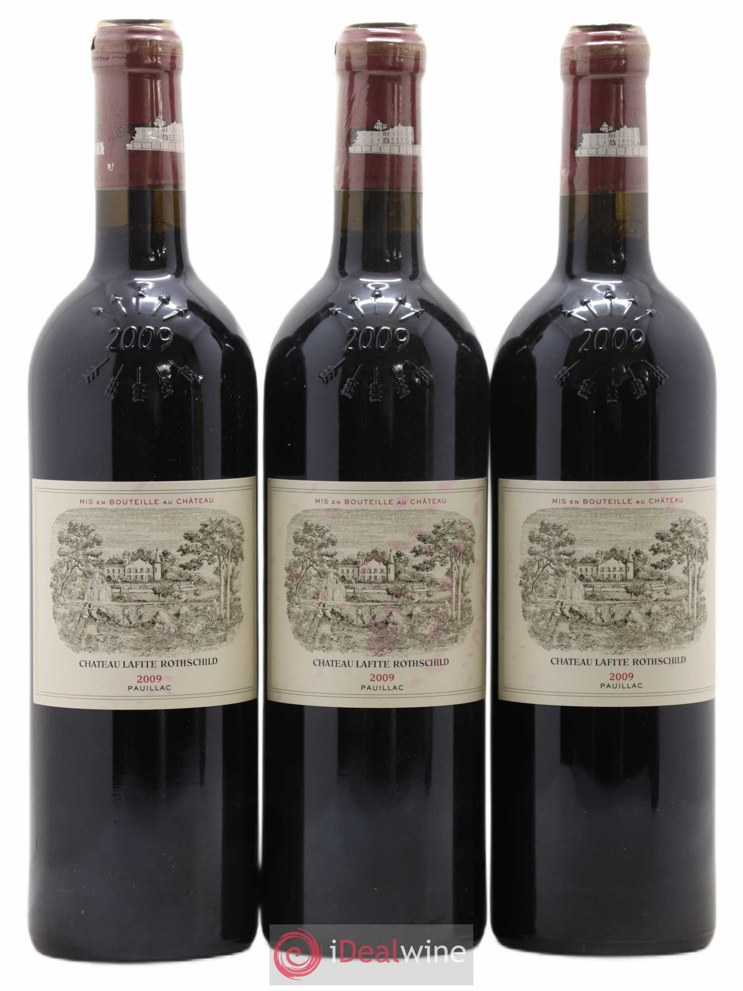 Château Lafite Rothschild 1er Grand Cru Classé 2009 - Lot de 3 bouteilles - 0