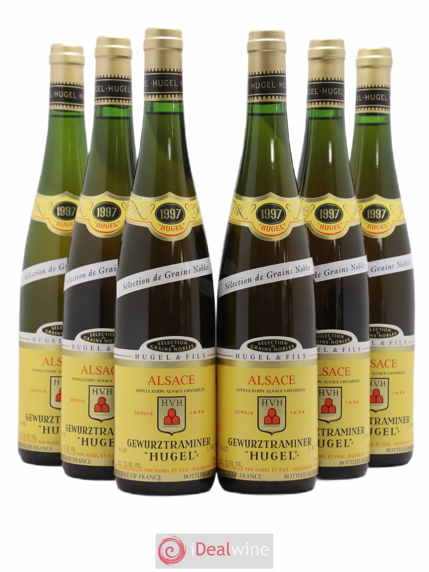 Gewurztraminer Sélection de Grains Nobles Hugel (Domaine) 1997 - Lotto di 6 bottiglie - 0