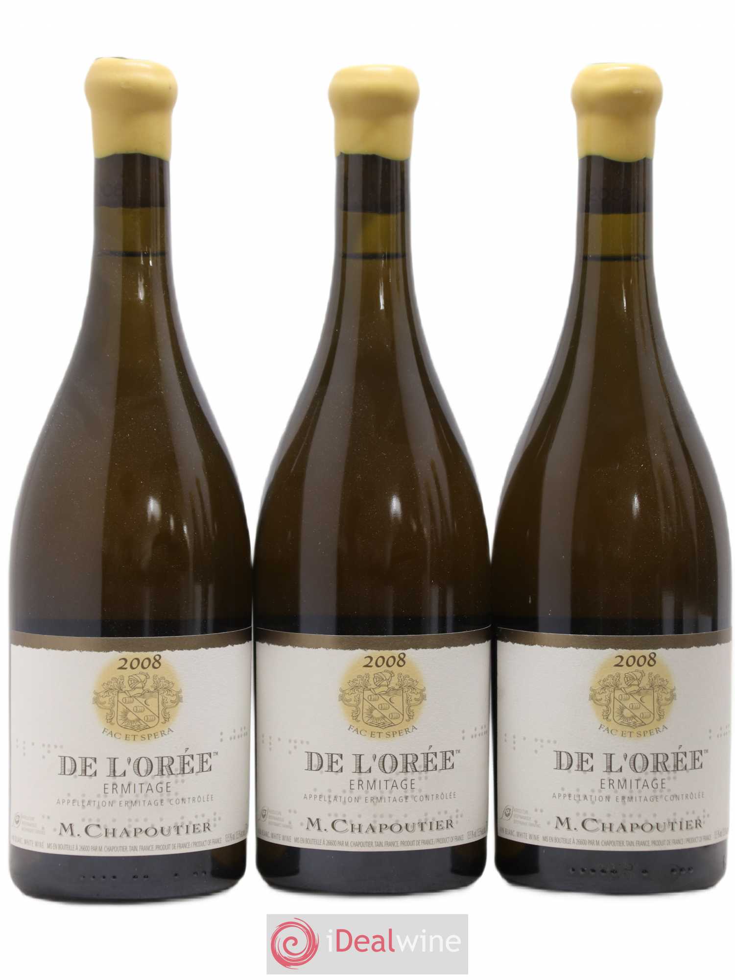 Hermitage Ermitage de l'Orée Chapoutier 2008 - Lot de 6 bouteilles - 1