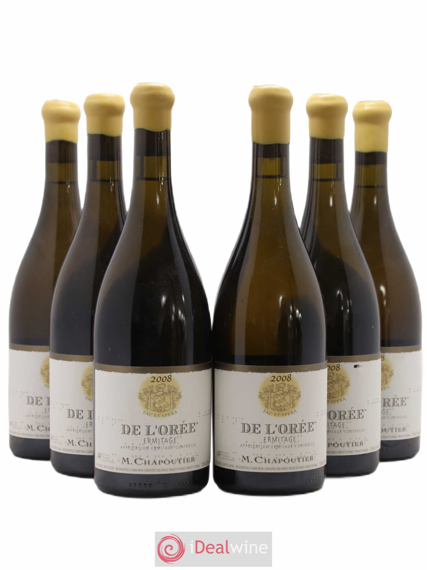 Hermitage Ermitage de l'Orée Chapoutier 2008 - Lot de 6 bouteilles - 0