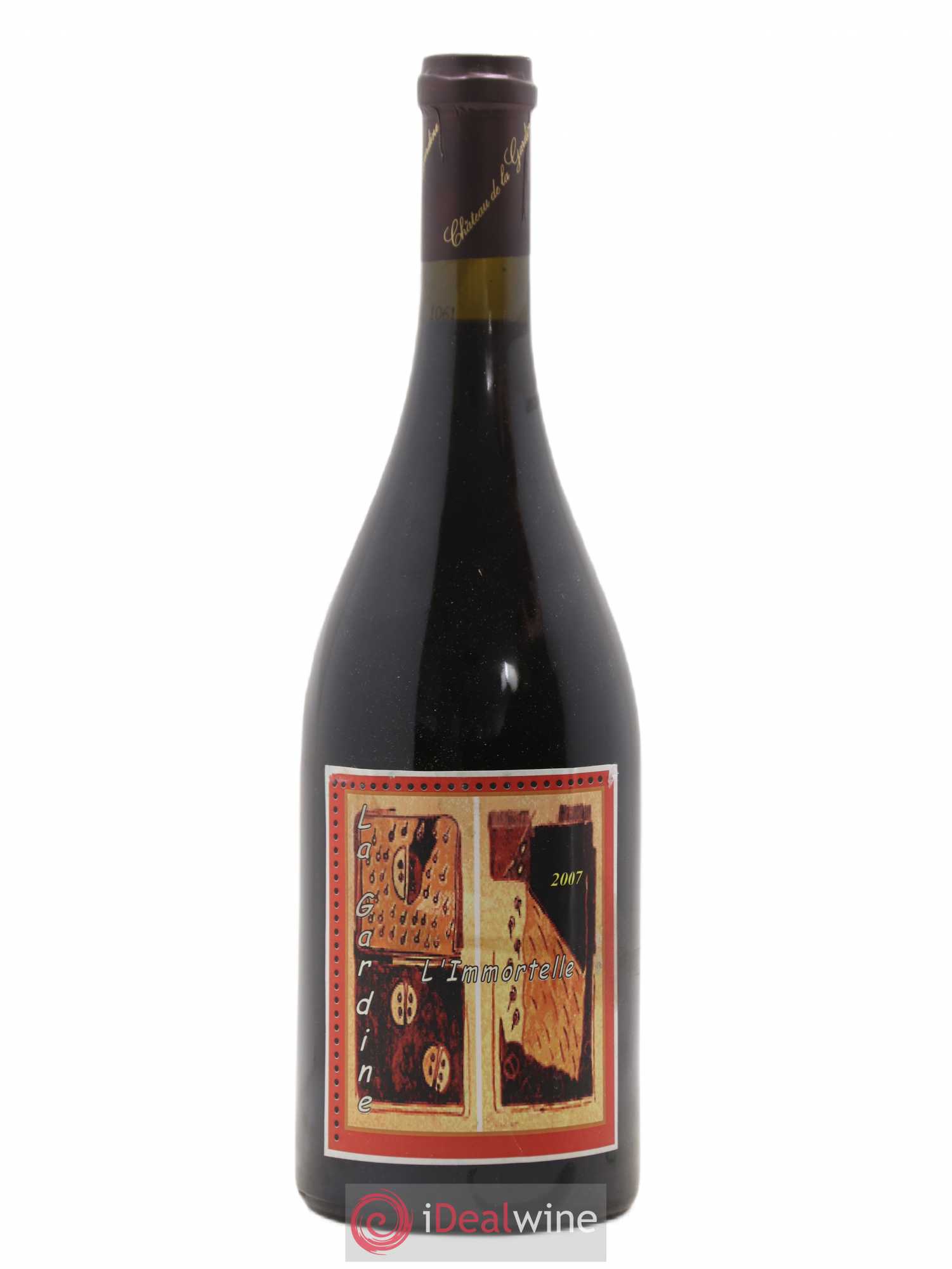 Châteauneuf-du-Pape Château de La Gardine L'Immortelle Famille Brunel 2007 - Lot de 1 bouteille - 0