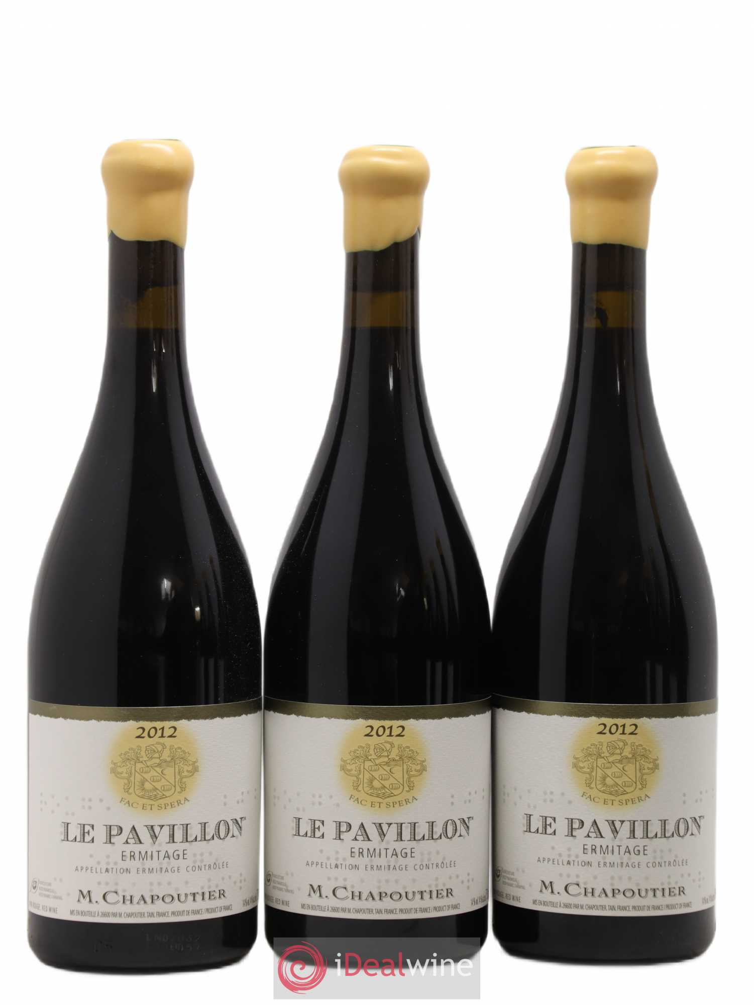 Hermitage Ermitage Le Pavillon Chapoutier 2012 - Lot de 6 bouteilles - 1