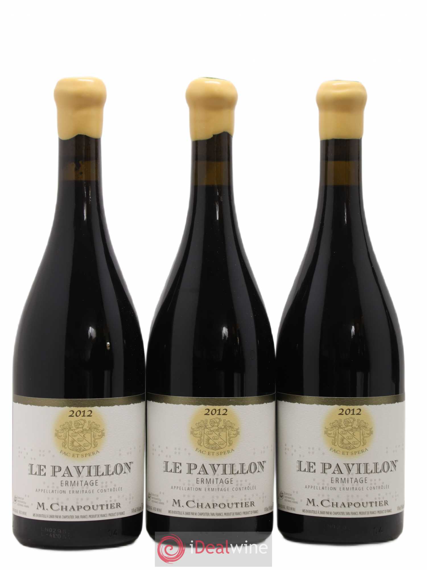 Hermitage Ermitage Le Pavillon Chapoutier 2012 - Lot de 6 bouteilles - 3