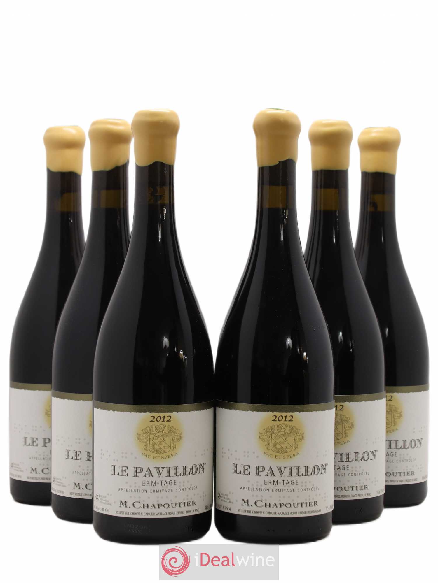 Hermitage Ermitage Le Pavillon Chapoutier 2012 - Lot de 6 bouteilles - 0