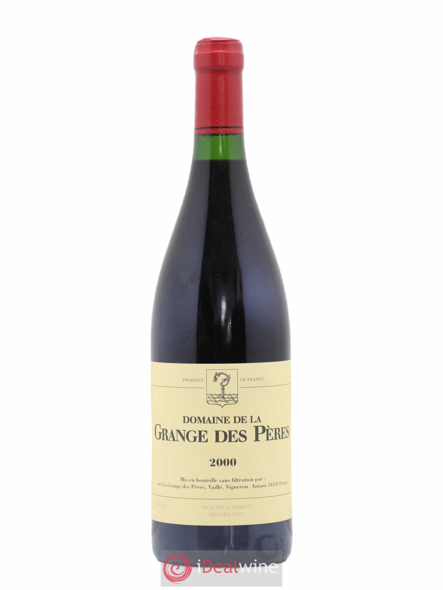 Pays d'Hérault Grange des Pères Laurent Vaillé 2000 - Lot de 1 bouteille - 0
